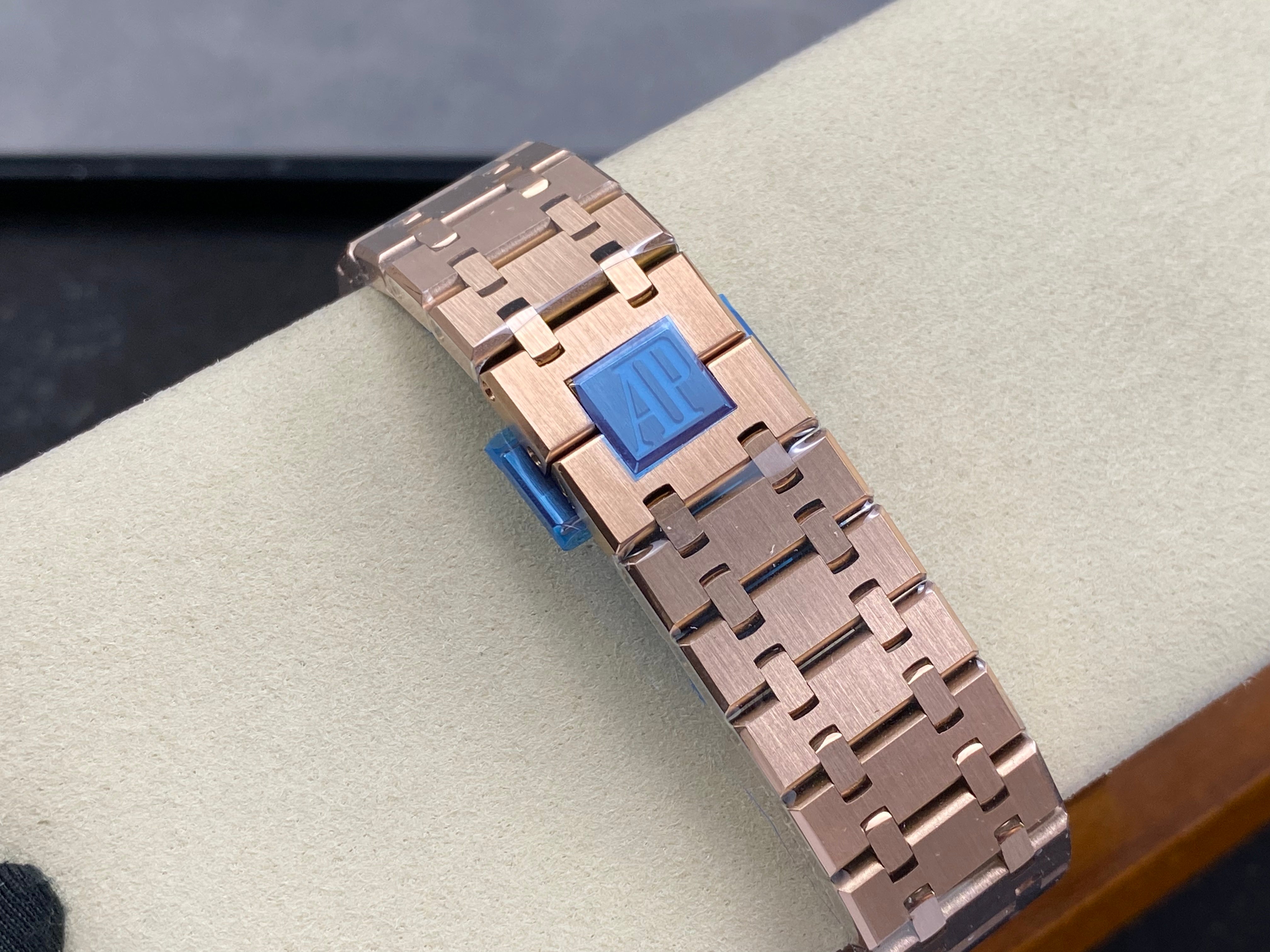 Audemars Piguet Royal Oak Chronograph Rose Gold Black Dial