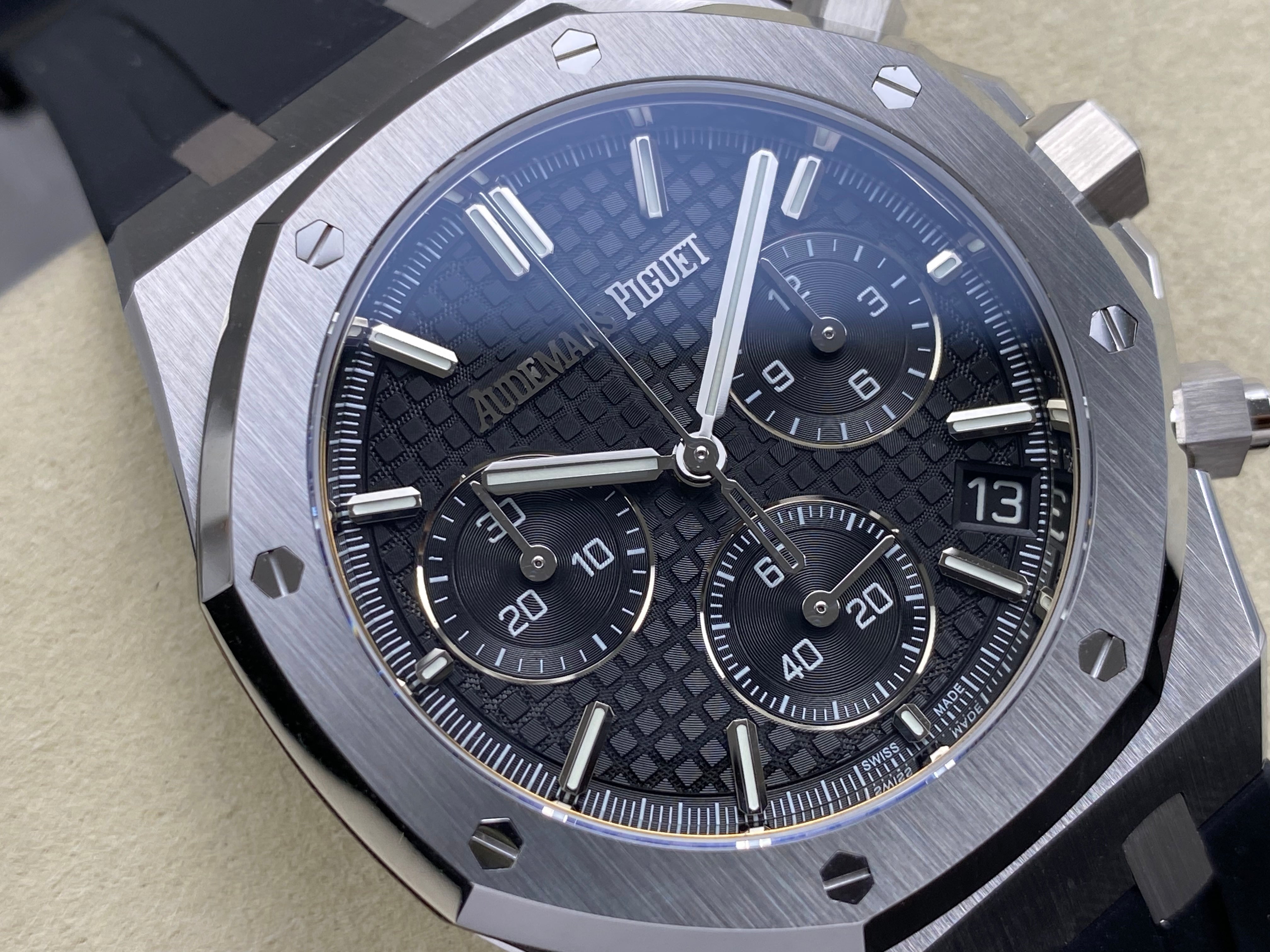 Audemars Piguet Royal Oak Chronograph 41mm Steel Case Black Dial