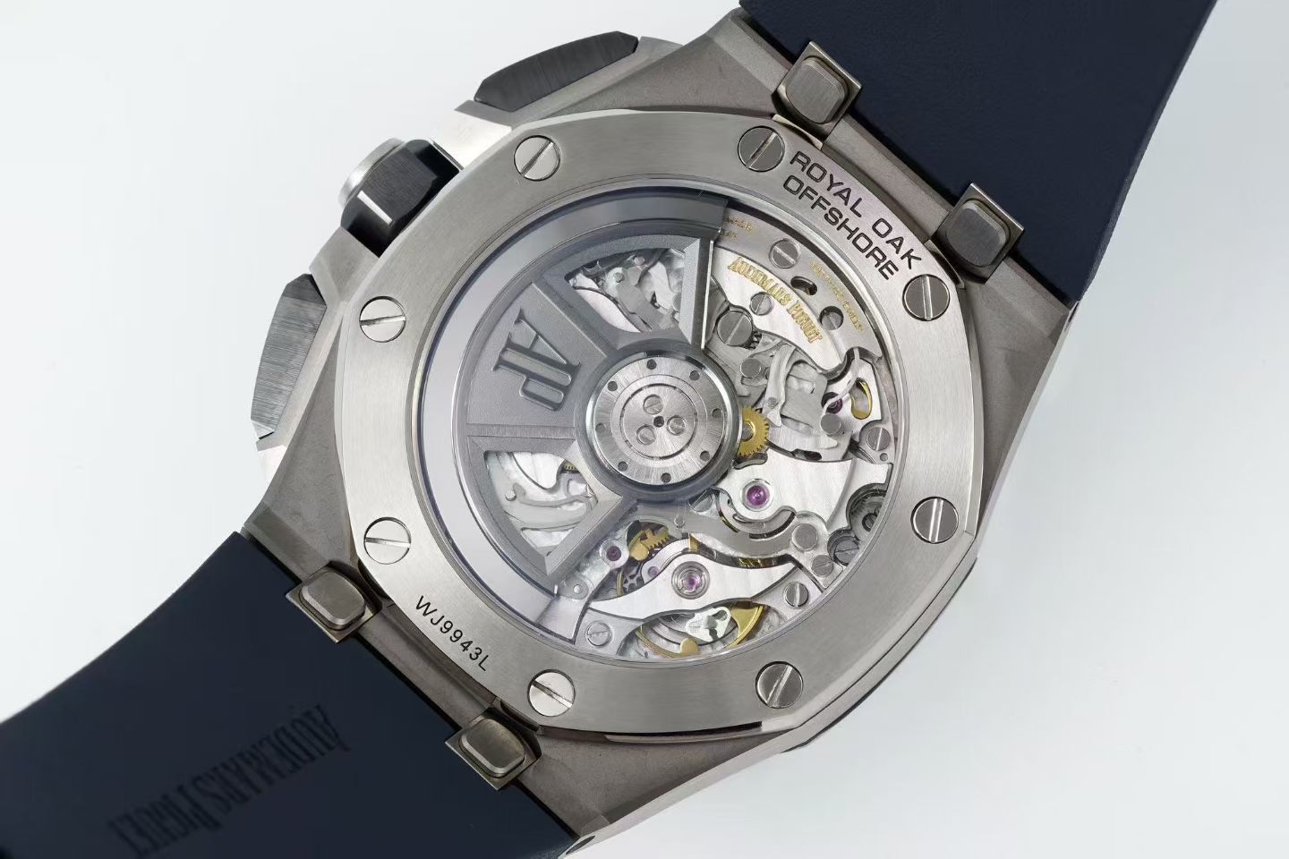 Audemars Piguet Royal Oak Chronograph 41mm Blue Grey Dial Rubber Strap