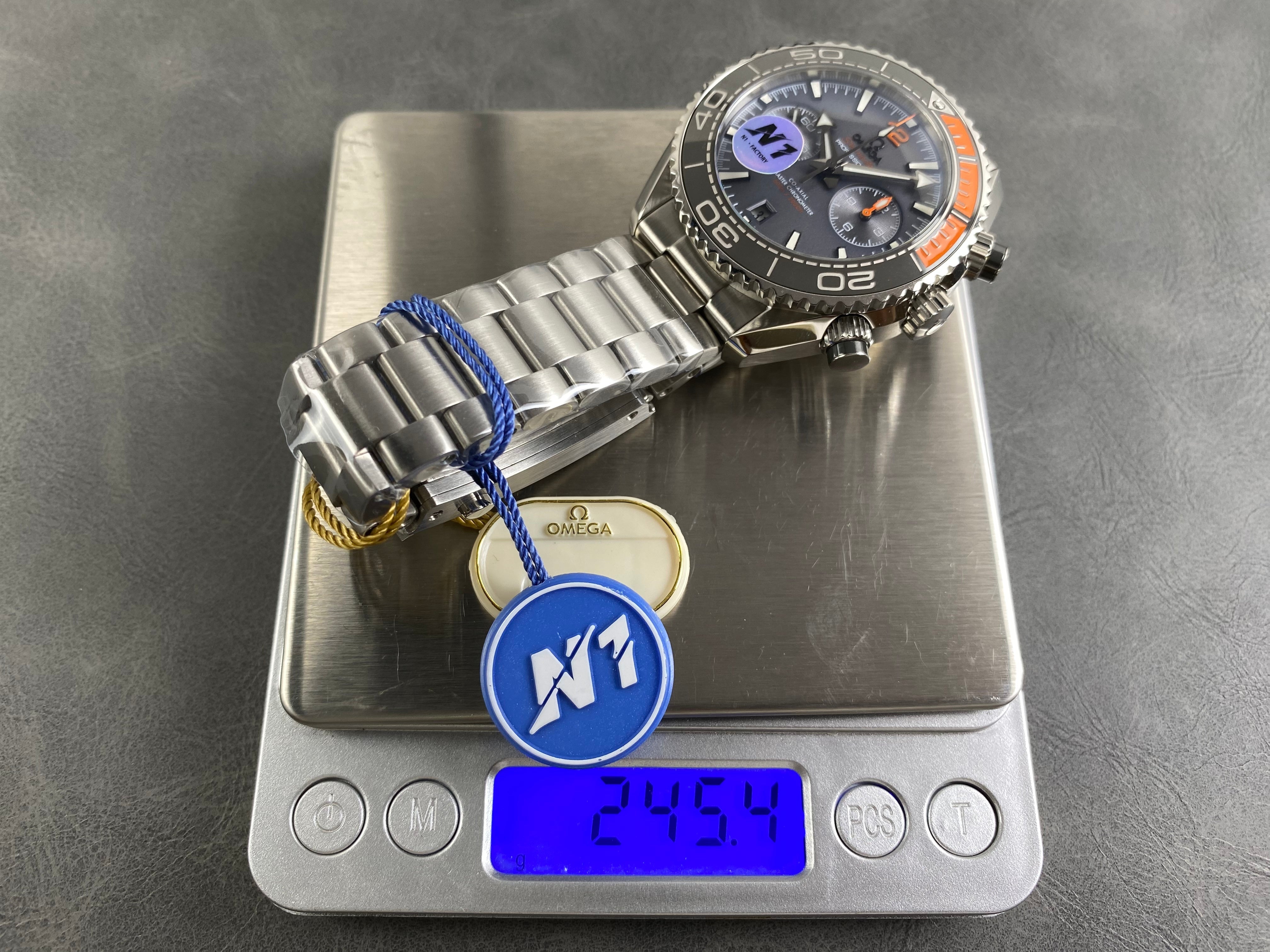 Omega Seamaster 46mm Dark Gray Dial Black Bezel Steel