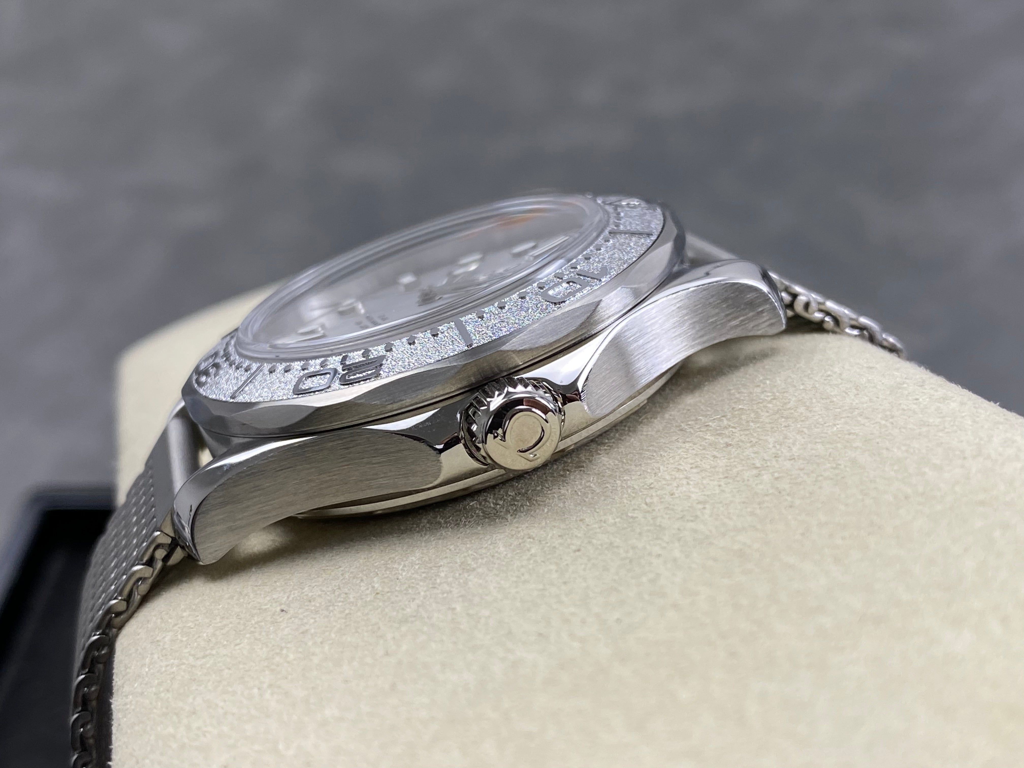Omega Seamaster 42mm Gray Dial Sliver Bezel Steel