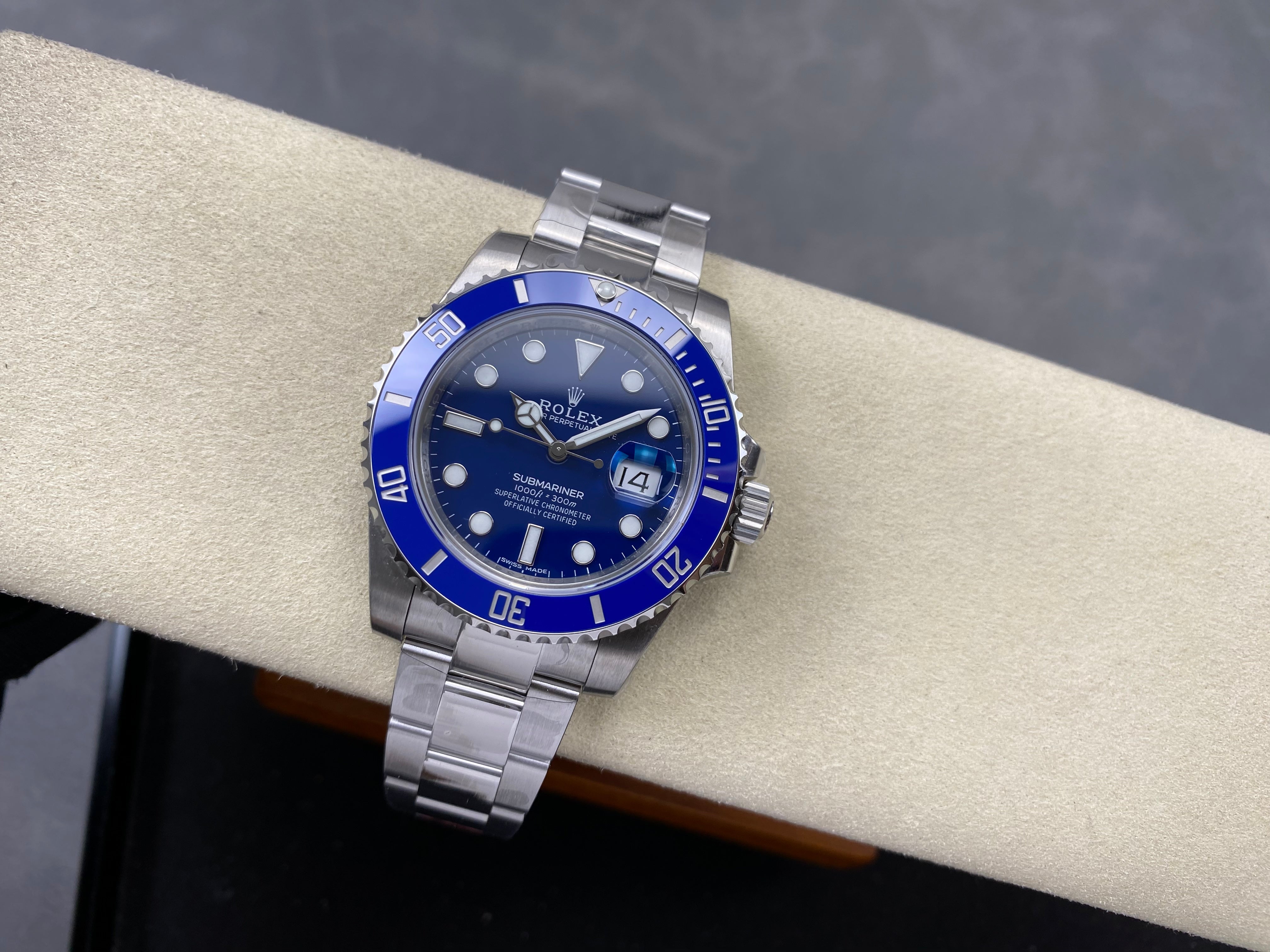 Rolex Submariner Date  Blue Ceramic Blue Dial