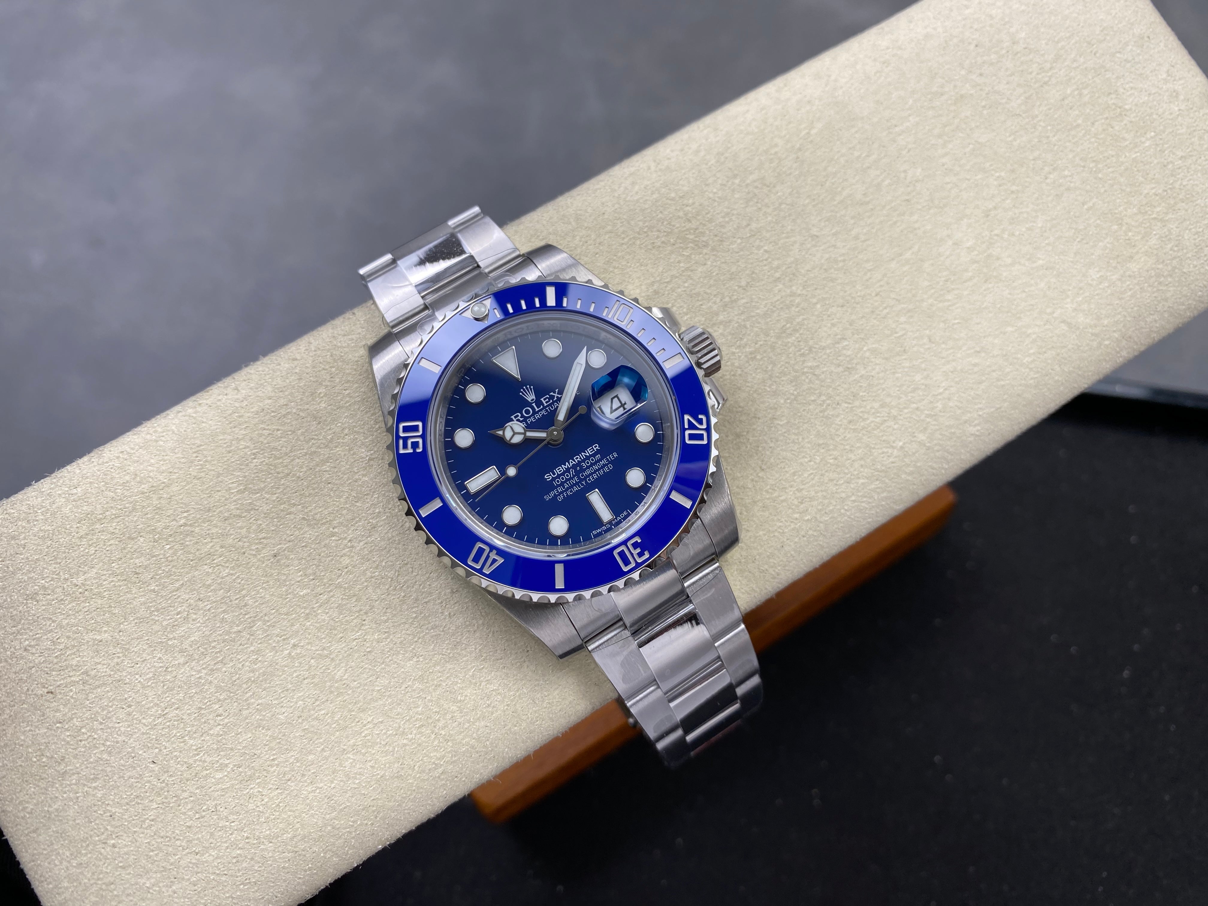 Rolex Submariner Date  Blue Ceramic Blue Dial