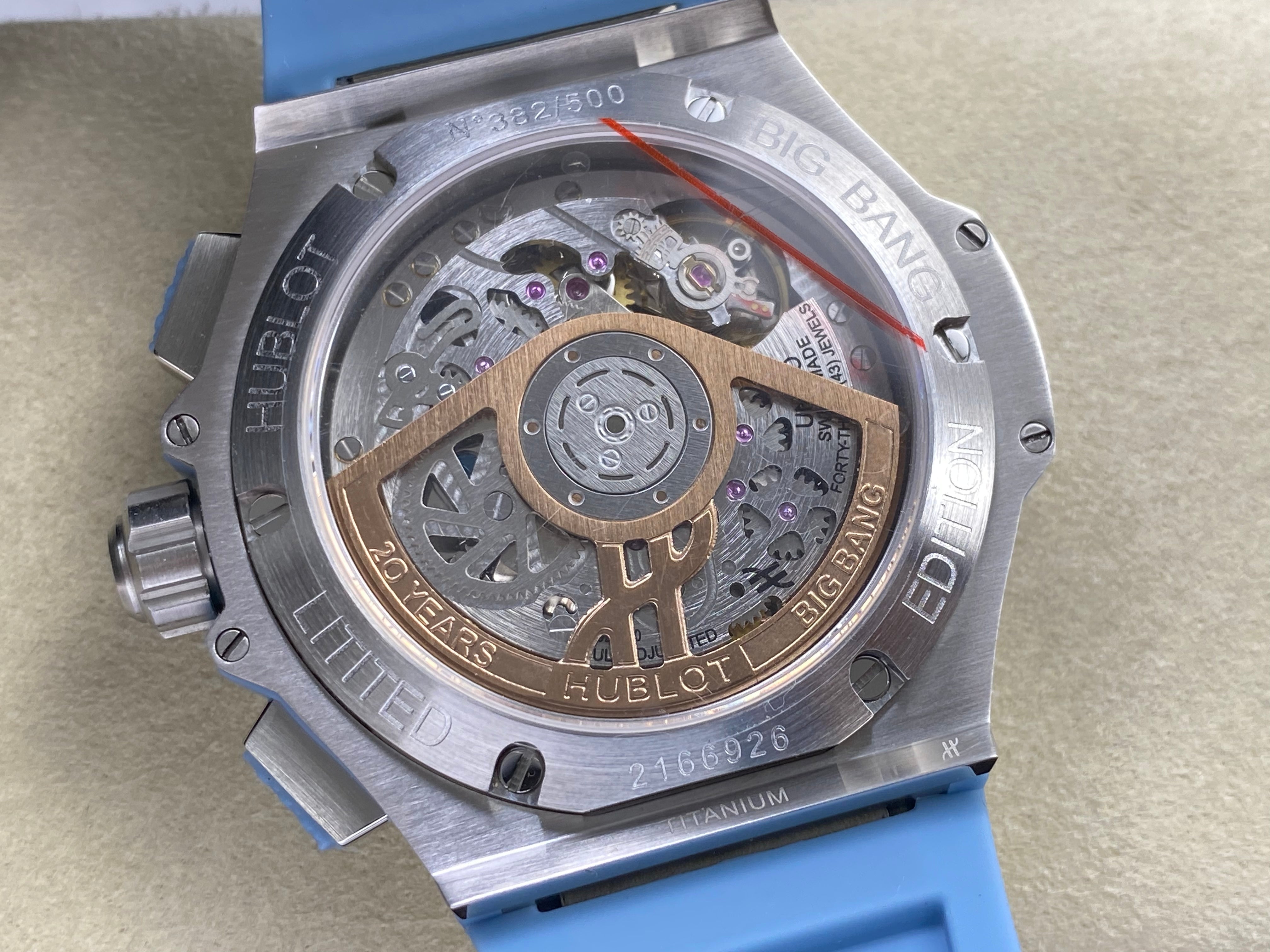Hublot Big Bang Unico Original Unico Titanium Coal Blue 43mm Watch