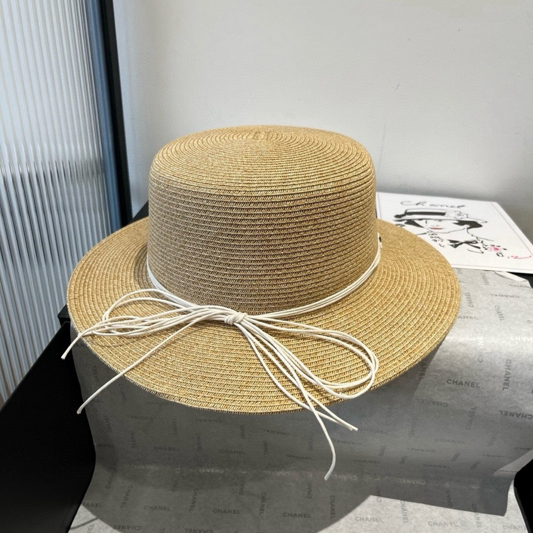 Celine Flat-top Straw Hat 175470