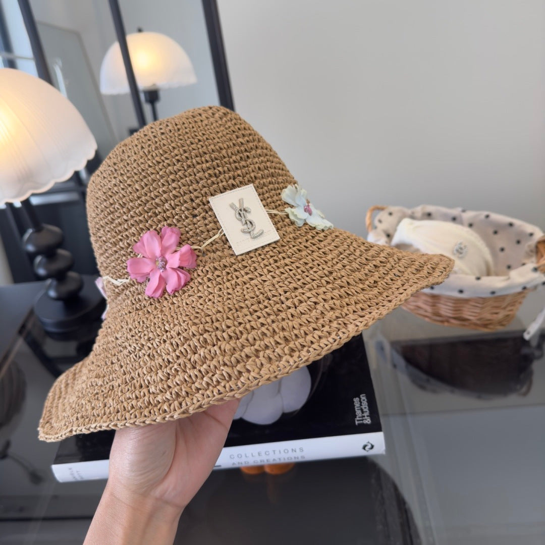 Saint Laurent Straw Hat 196098