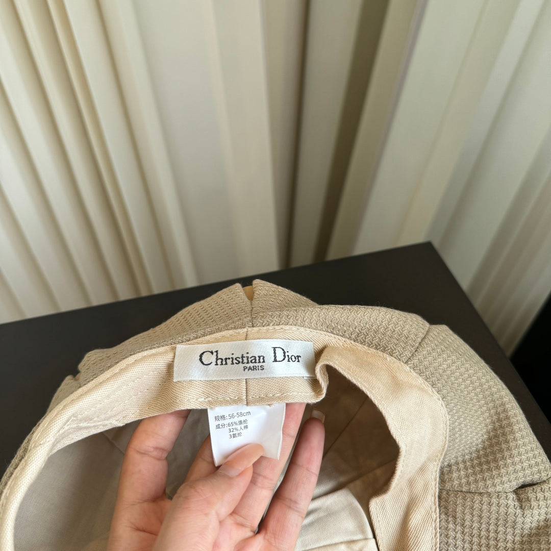 Dior Beret Beige Cotton 425673