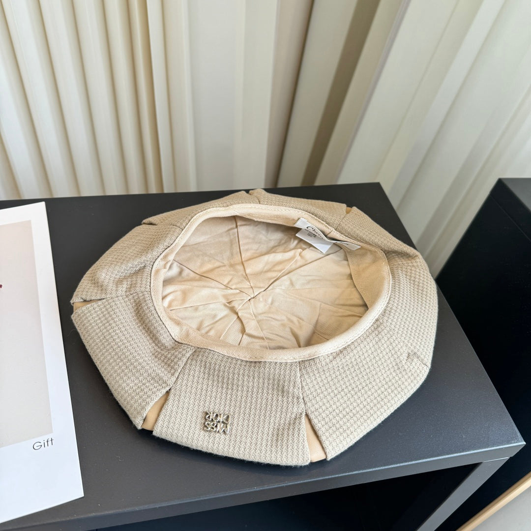 Dior Beret Beige Cotton 425673