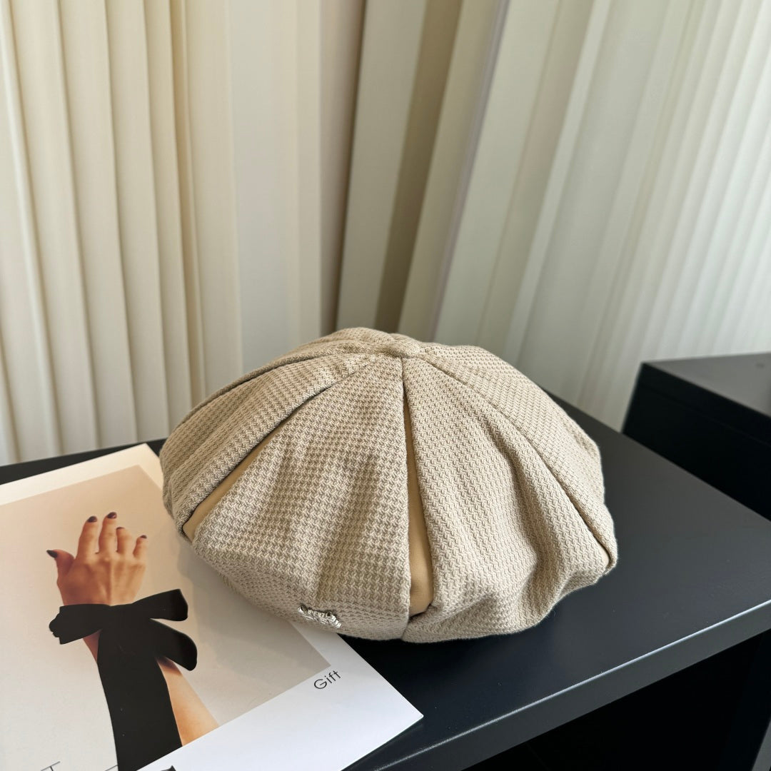 Dior Beret Beige Cotton 425673