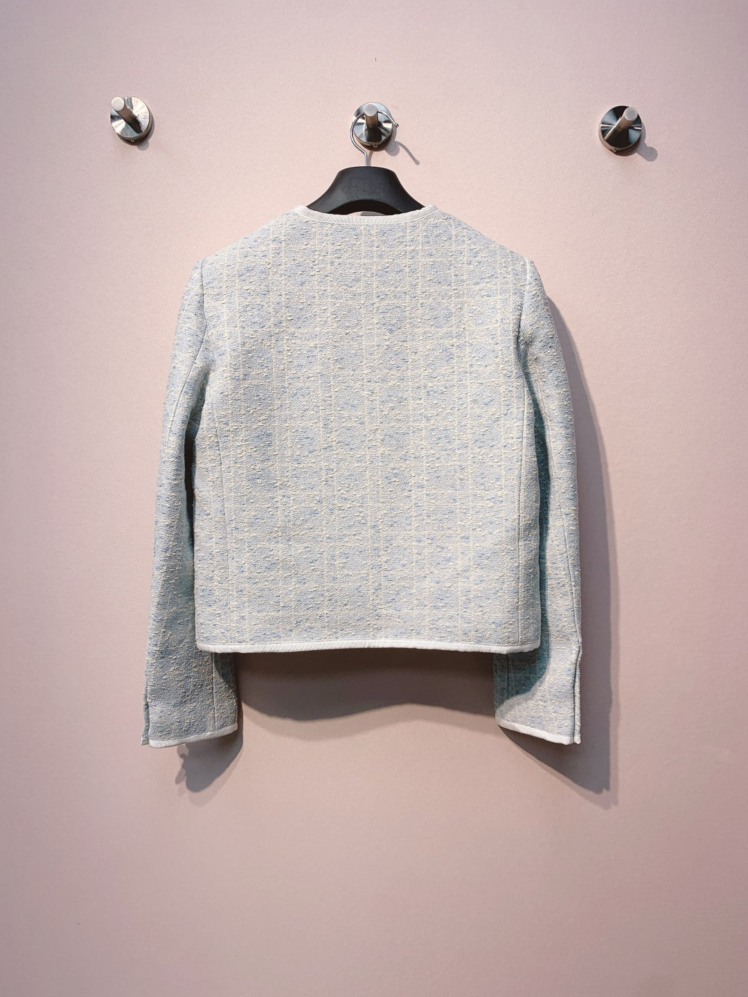 CD 25 Plaid Jacket Light Blue Cotton 295978