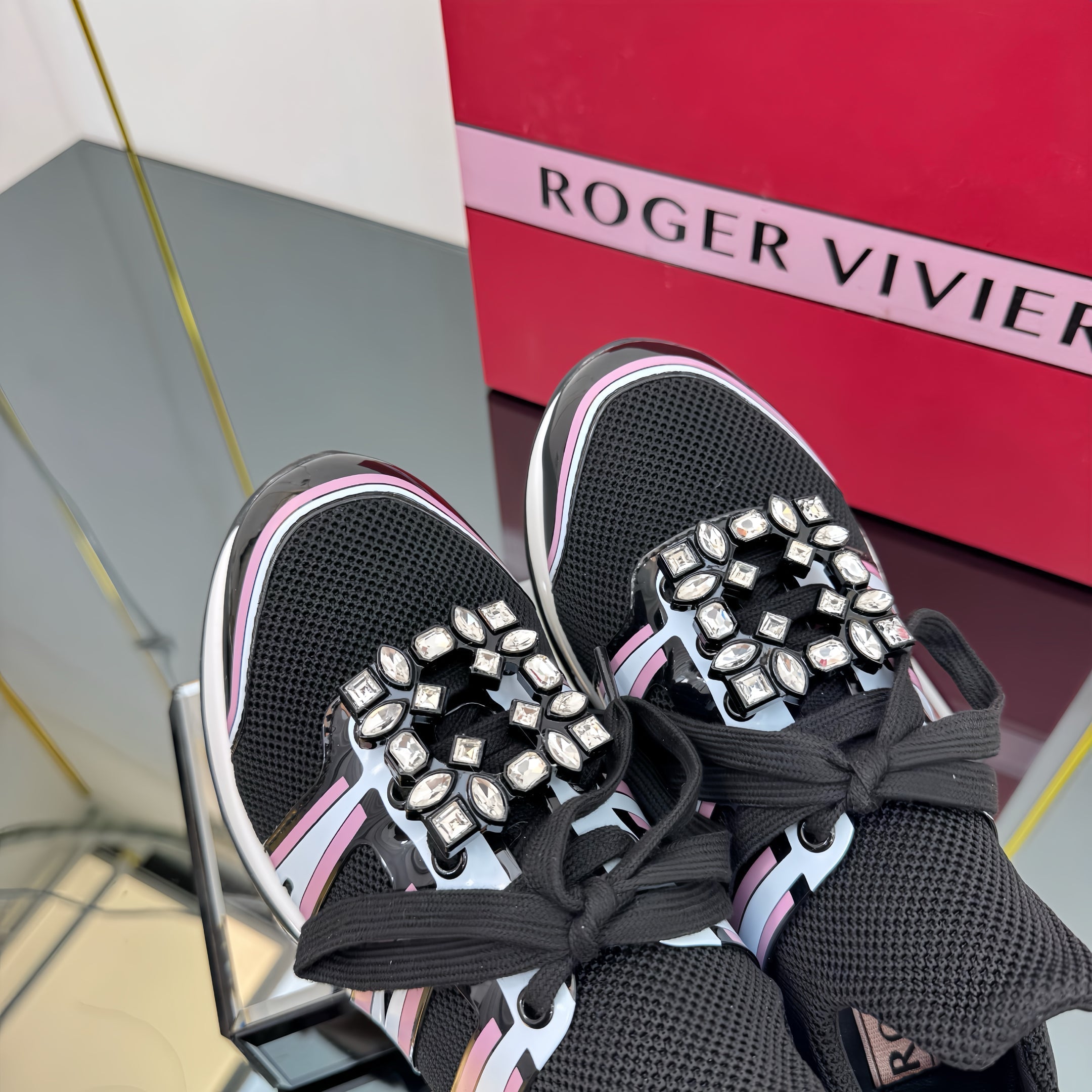 Viv 25 Motor Sneaker Black Special Mesh 250502
