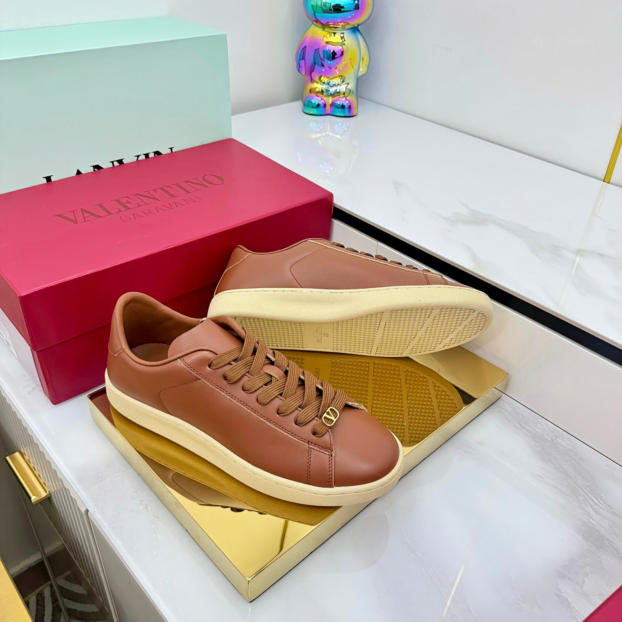 VT 25 Royco Vlogo Sneaker Brown Cowhide 331392