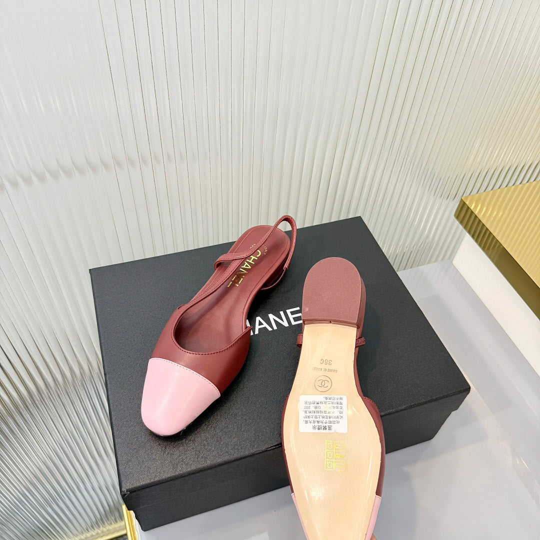 Chanel 2026 Classic Slingback Flats 10mm Sheepskin 781046