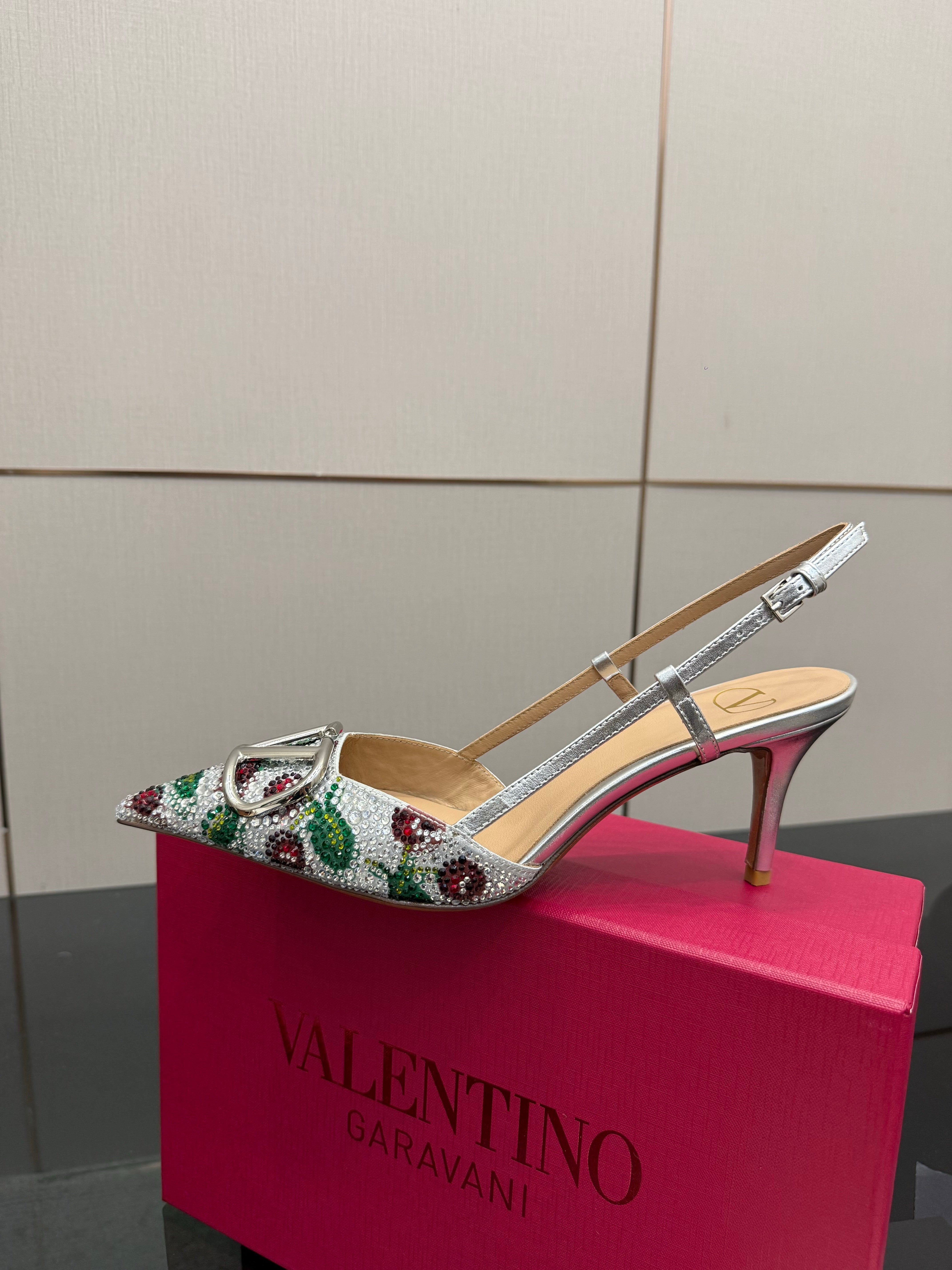 VT 26s Slingback 80 Crystal Colorful Leather 725843