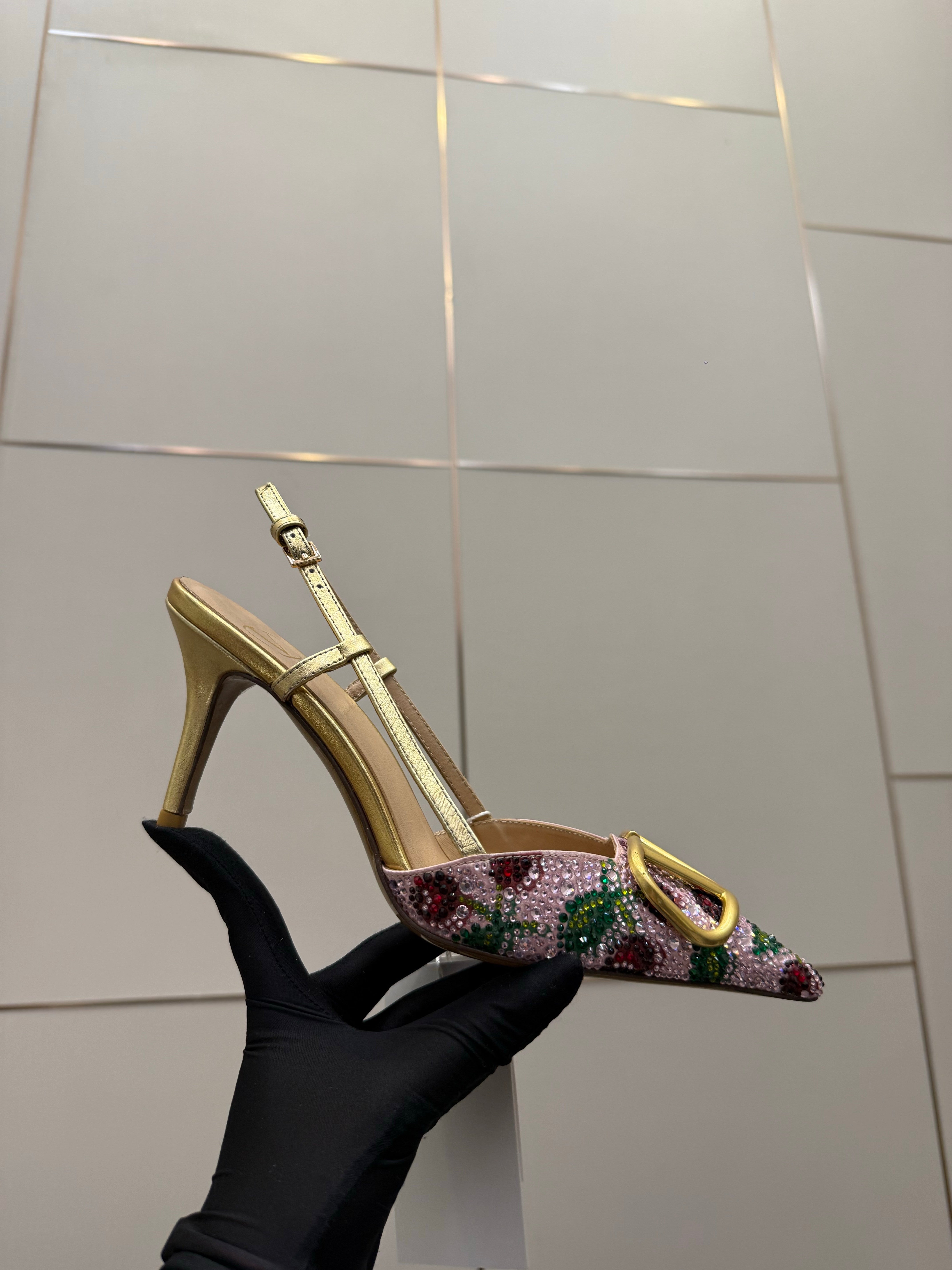 VT 26s Slingback 80 Crystal Colorful Leather 725843