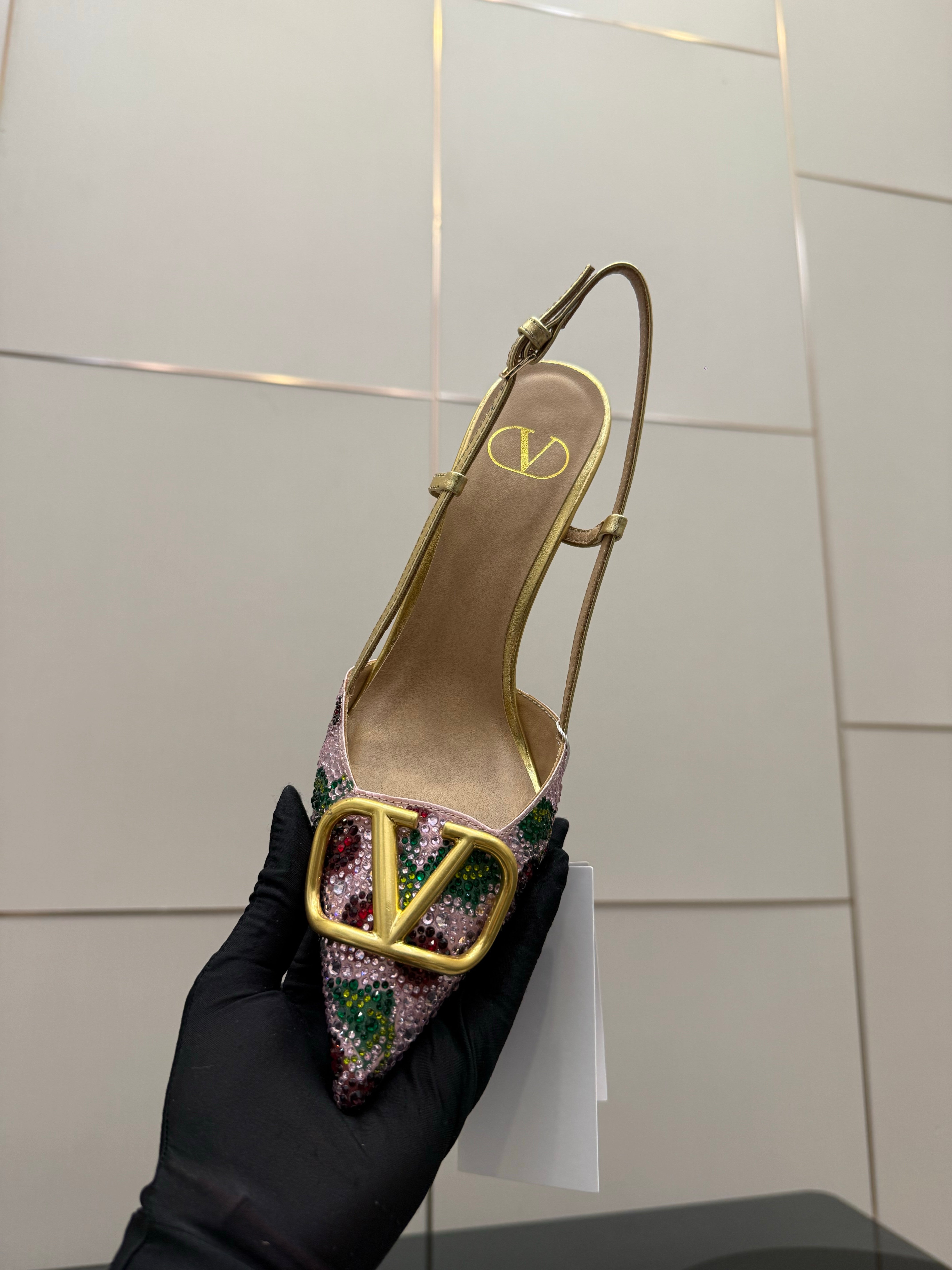 VT 26s Slingback 80 Crystal Colorful Leather 725843