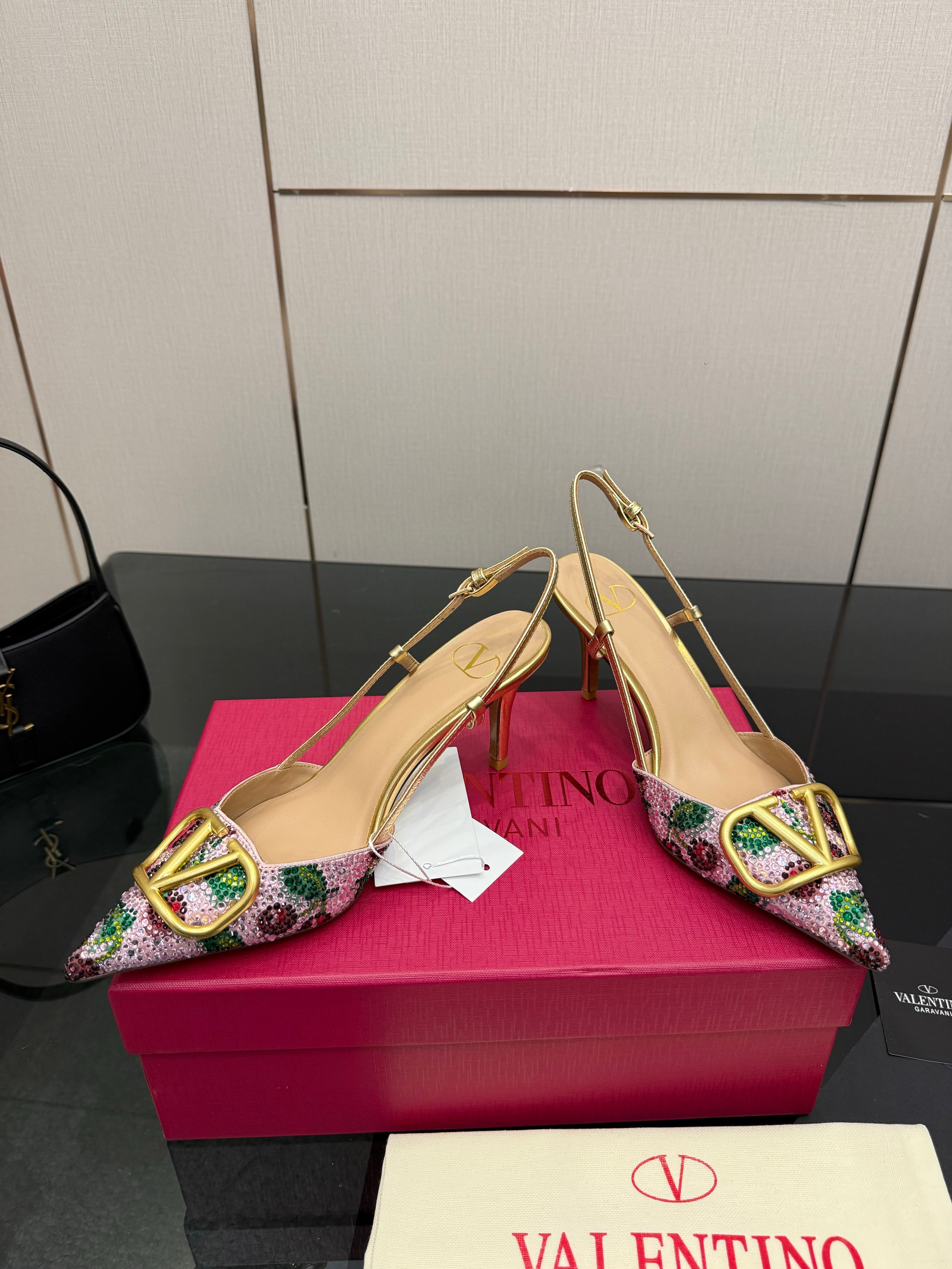 VT 26s Slingback 80 Crystal Colorful Leather 725843
