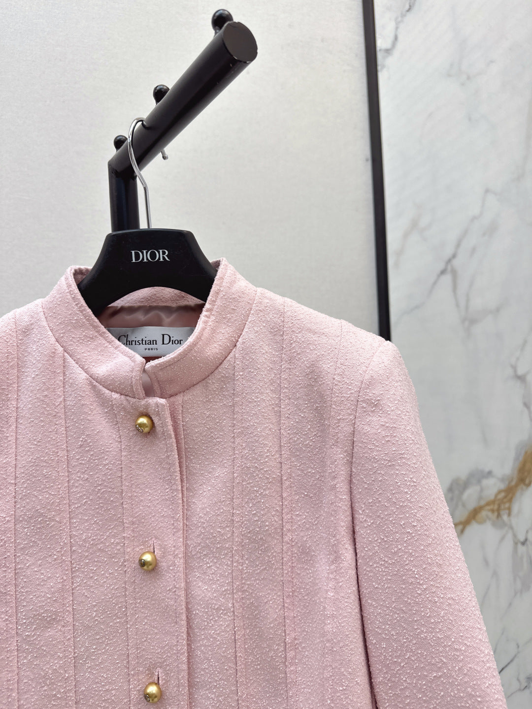 CD 25 Stand-up Collar Jacket Wool And Cotton