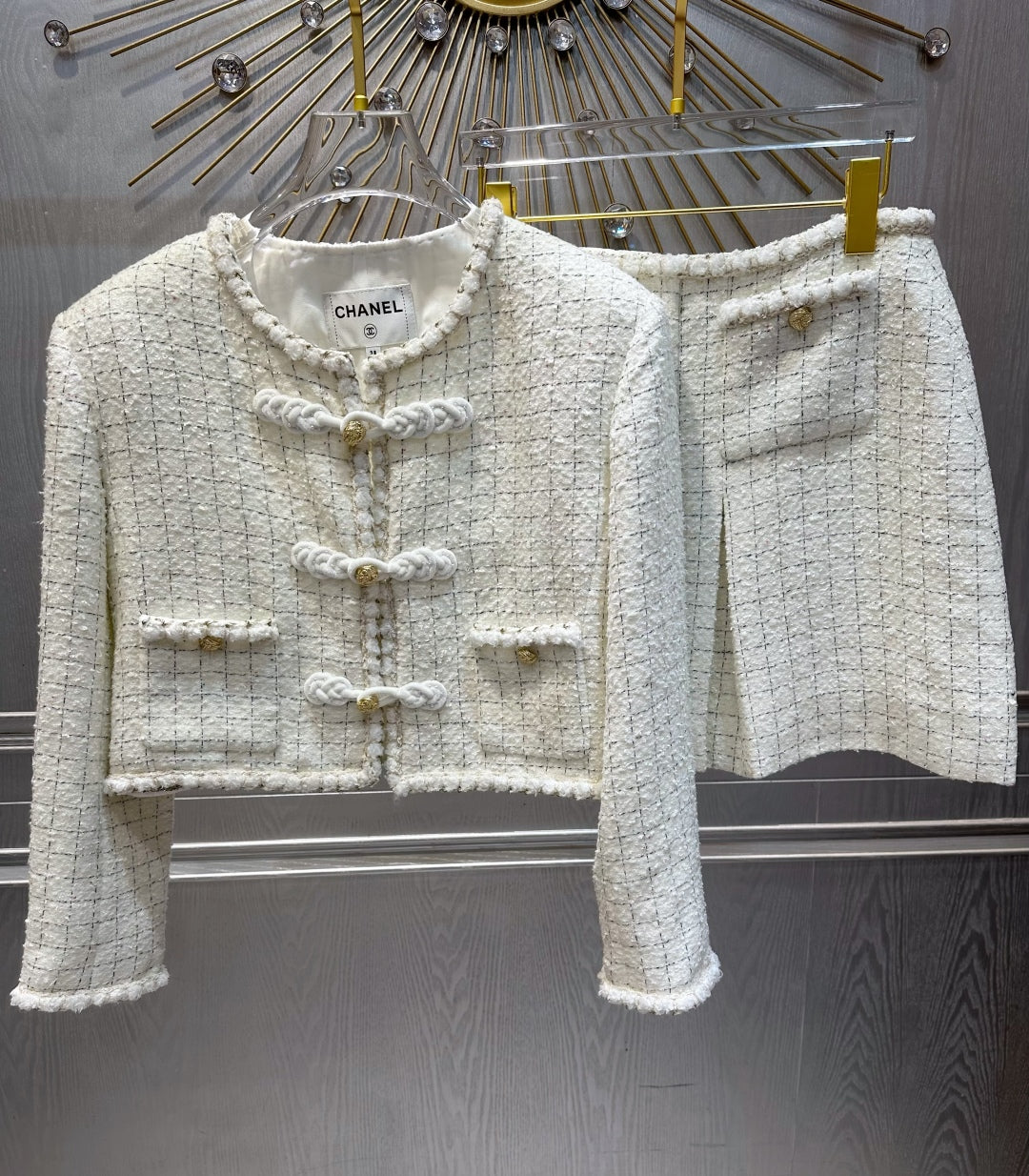 CC 25 Set White Plaid Wool 69590660