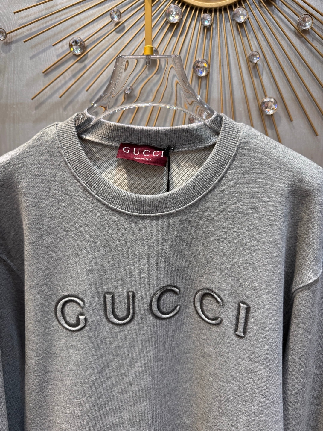 GG 25 Sweatshirt Grey Cotton 0023