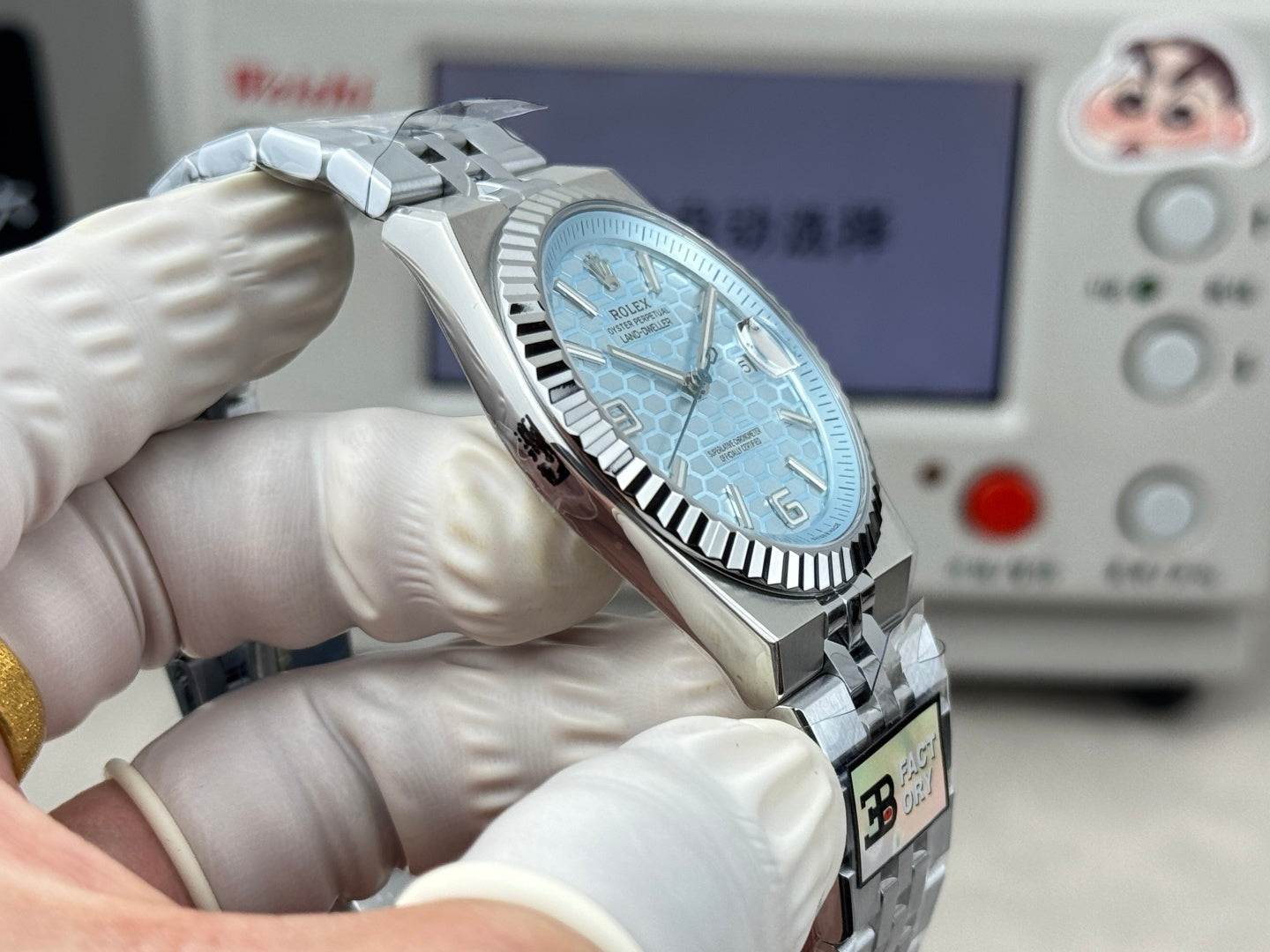 Rolex Land-Dweller Ice Blue Dial