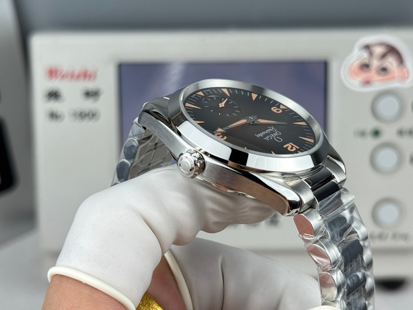 Omega Seamaster Railmaster 38mm Steel Brown Dial
