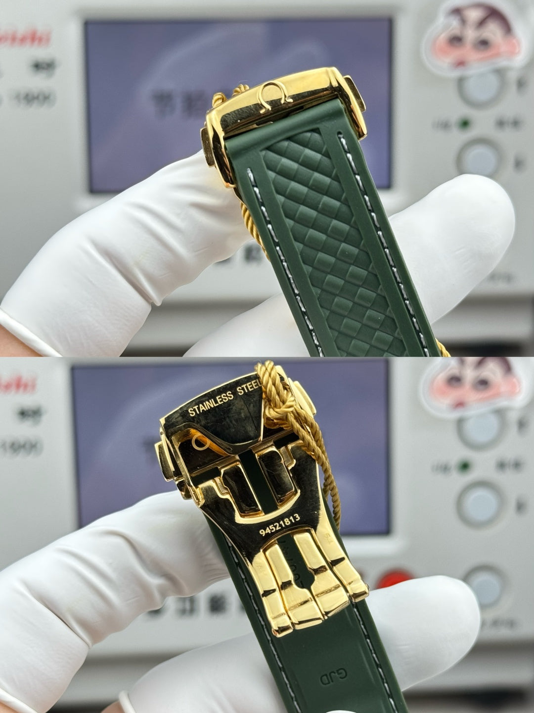 Omega Seamaster Aqua Terra 150M 41mm Green Dial Green Rubber Strap