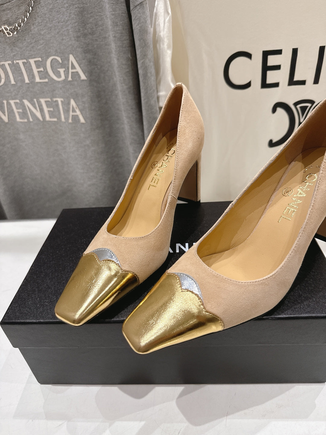 Chanel 2026 Pump 90mm Suede 852617