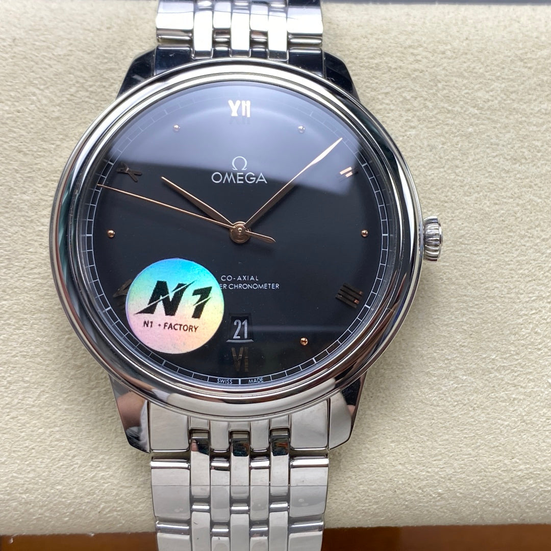 Omega De Ville Prestige Co-Axial Master Chronometer 41mm Black Dial Watch