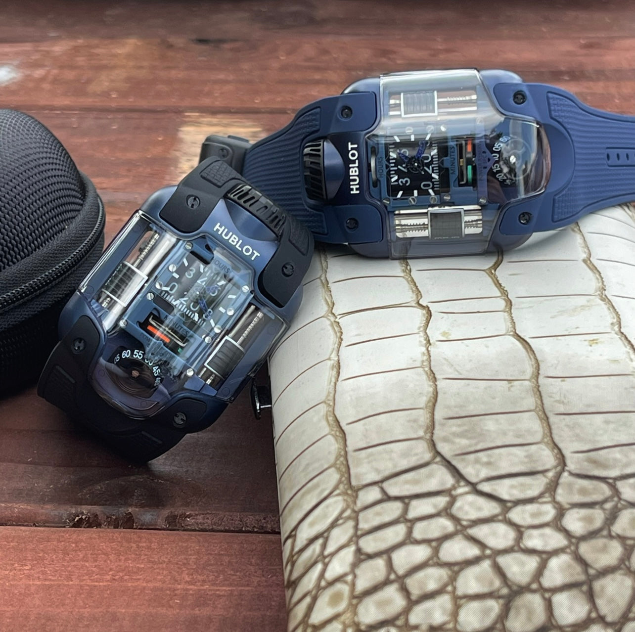 Hublot MP-10 Tourbillon Weight Energy System Watch Rubber Strap