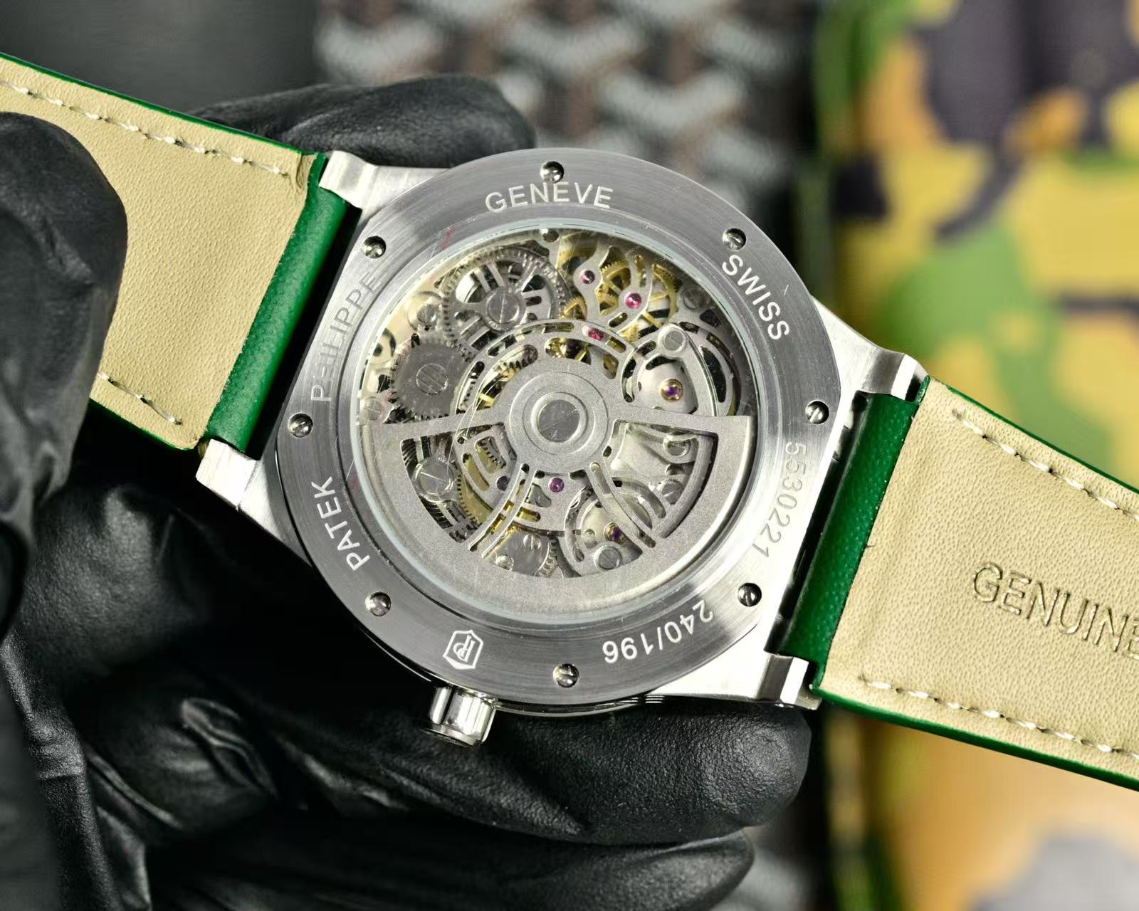 Patek Philippe Double Tourbillon Green Dial 44mm Watch