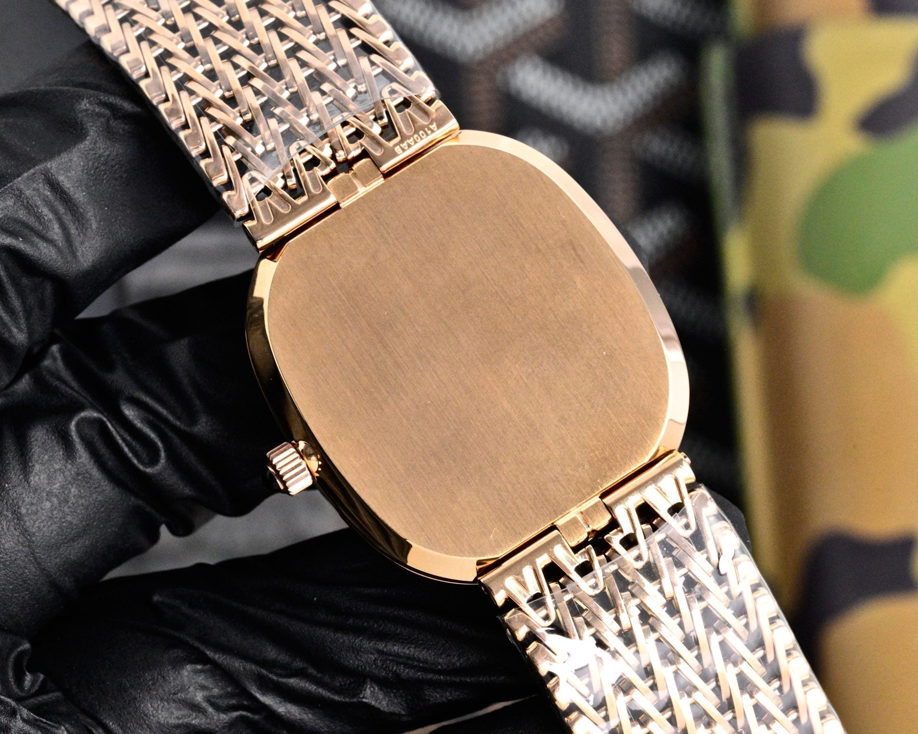 Patek Philippe Golden Ellipse 27mm Blue Dial Rose Gold Strap