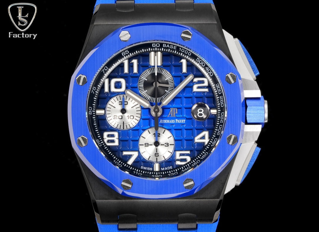 Audemars Piguet Royal Oak Offshore Chronograph 44mm Blue Case Blue Silver Dial