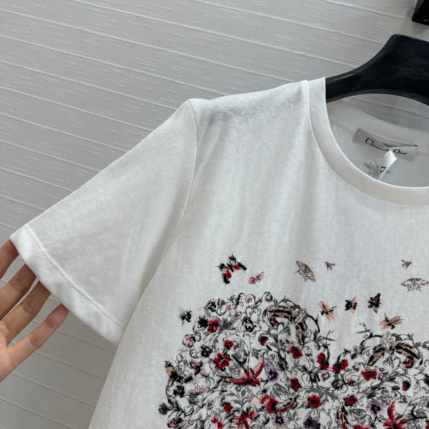 CD Heart T-shirt White Cotton
