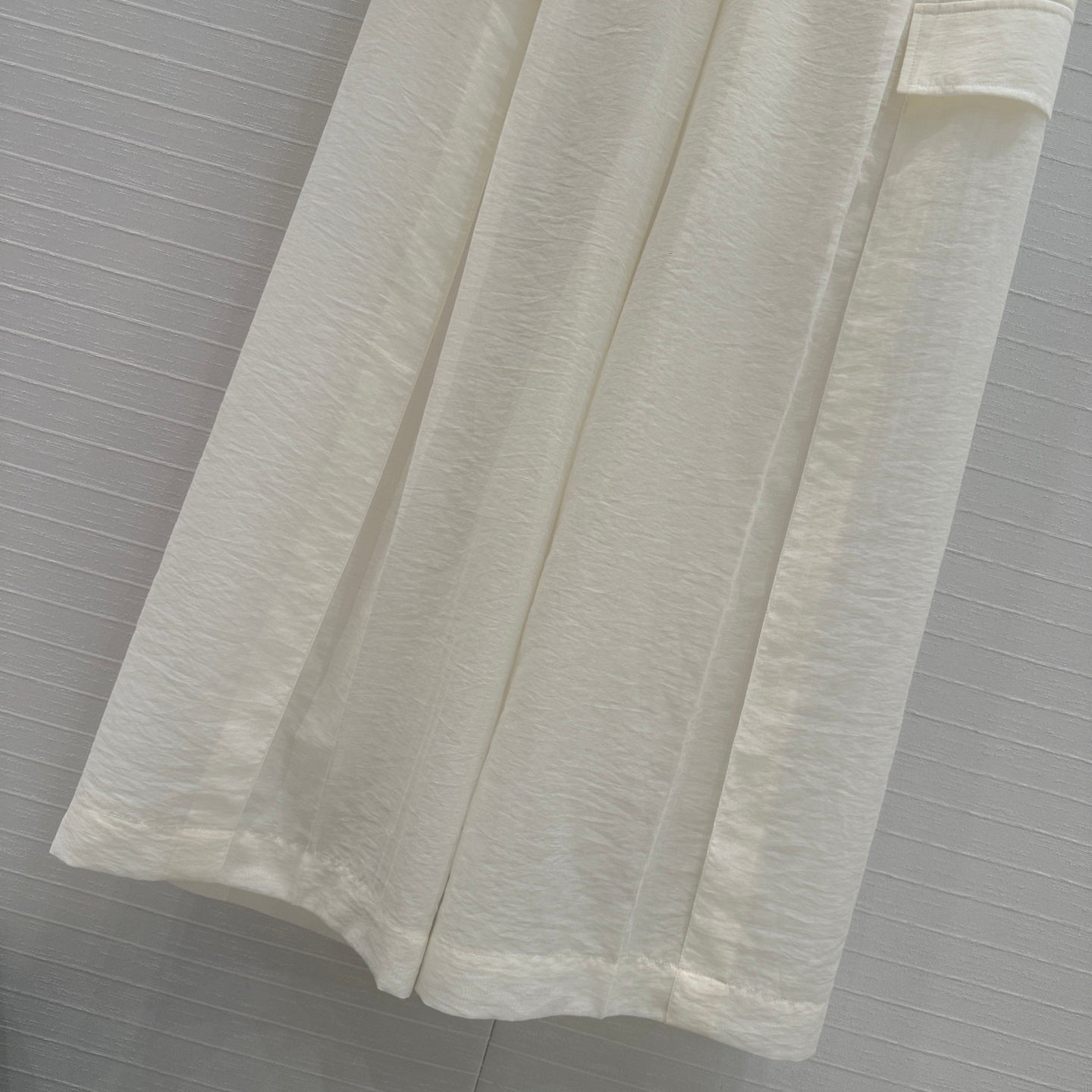 Gucci 25 Wide-leg Casual Pants Ivory Cotton