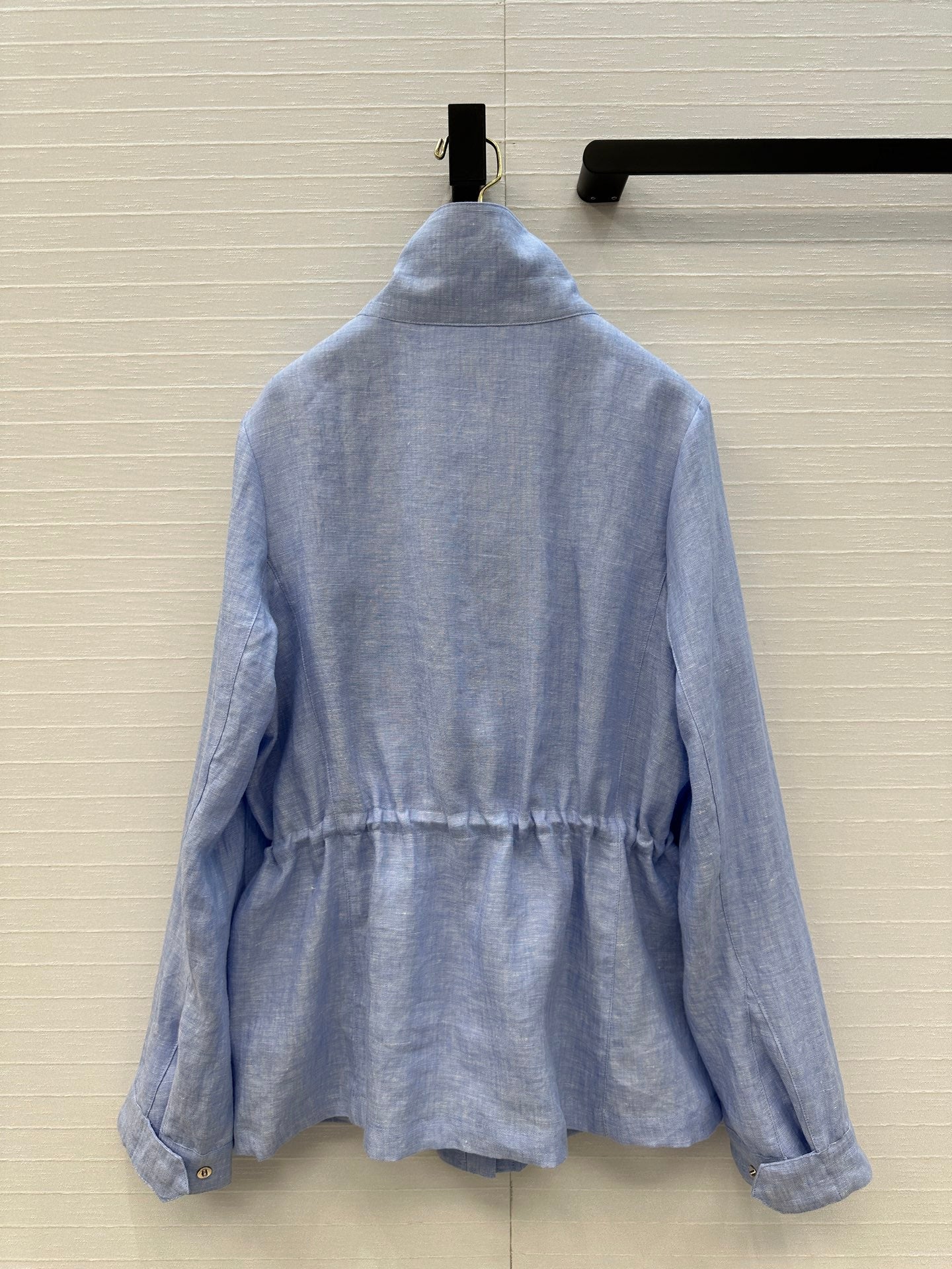 LP 25 Stand-up Collar Jacket Blue  Linen 272165
