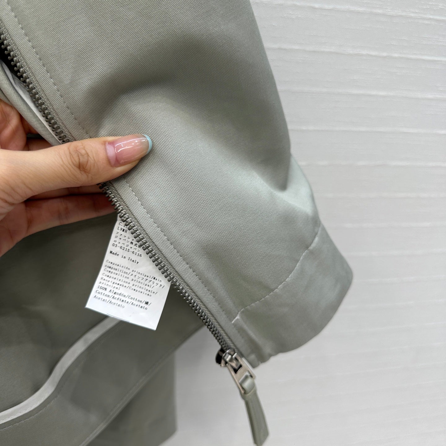 Loewe 25 Hooded Jacket Set Grey Green Polyester