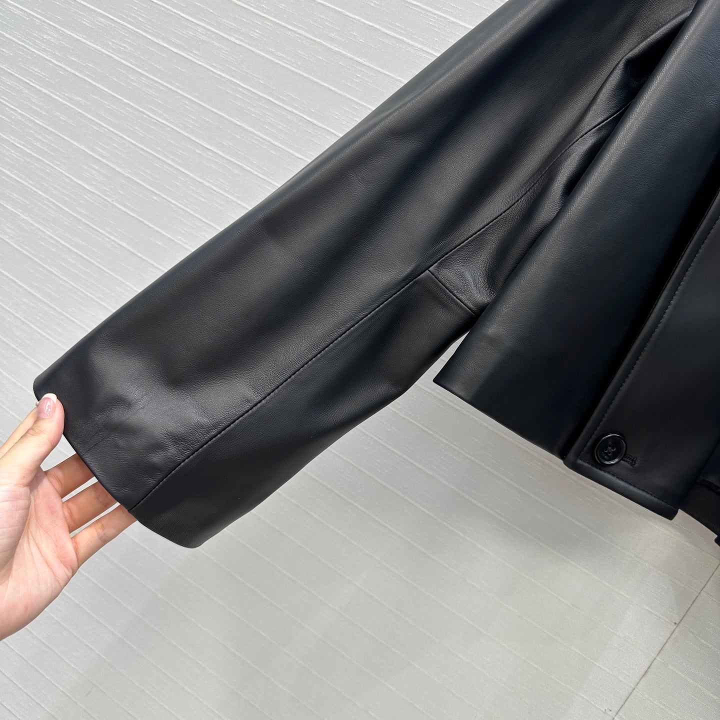 Loewe 25 Jacket Black Lambskin And Cotton