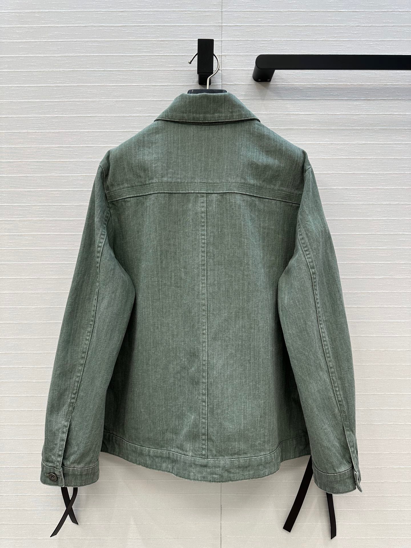 Loewe 25 Jacket Dusky Green Denim