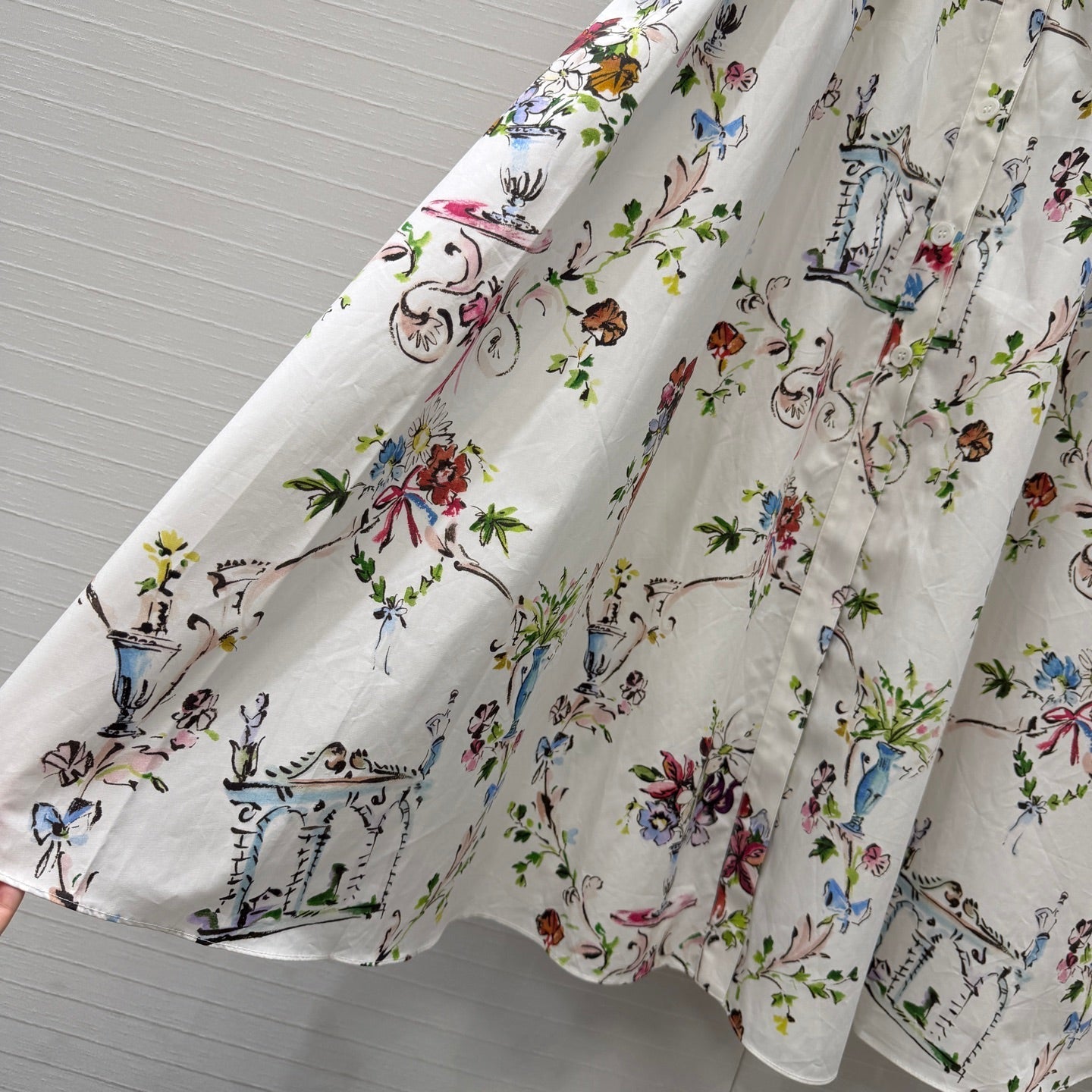 Dior 2026 Print Slip Dress Cotton 401997