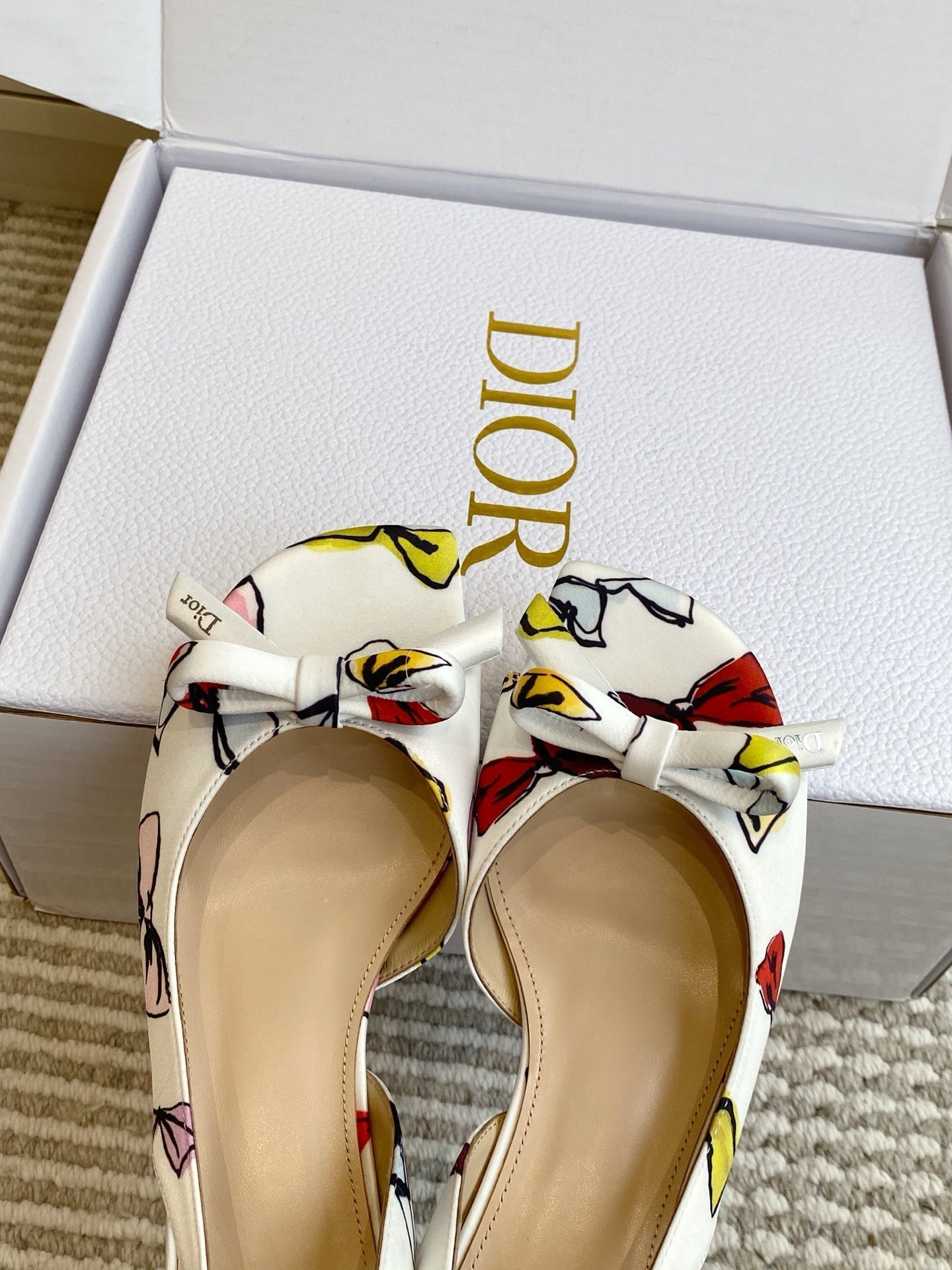 Dior 2026 Bow Sandal Lambskin 909652