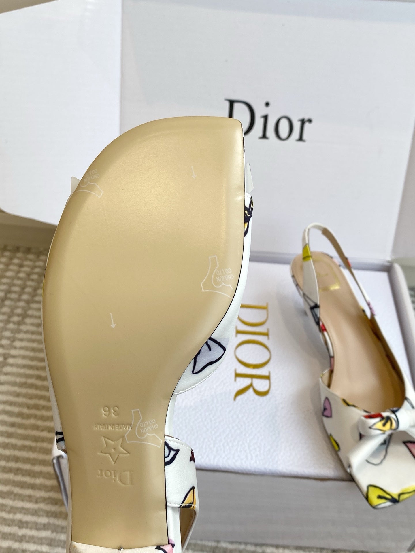 Dior 2026 Bow Sandal Lambskin 909652