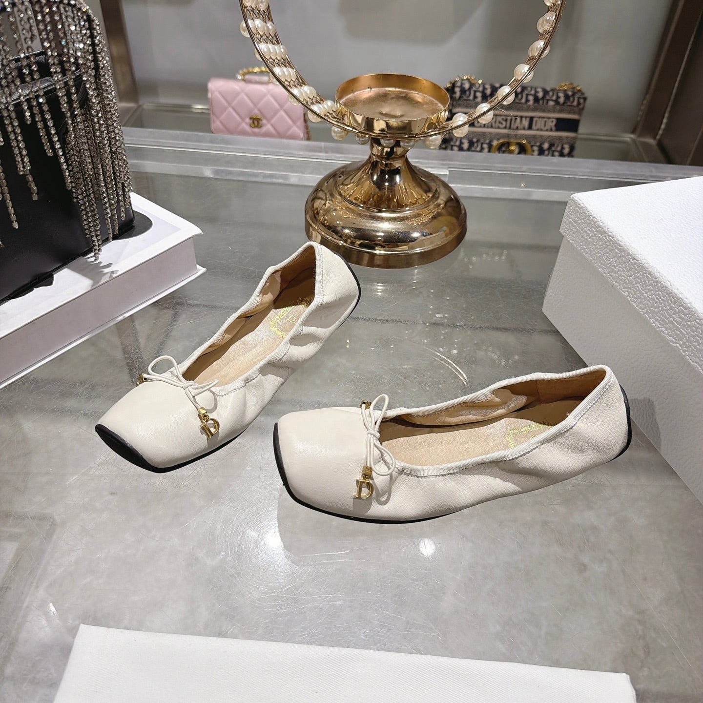 Dior 2026 Cœur Ballet Flat Lambskin 901685