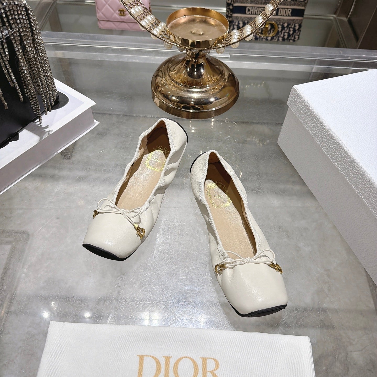 Dior 2026 Cœur Ballet Flat Lambskin 901685