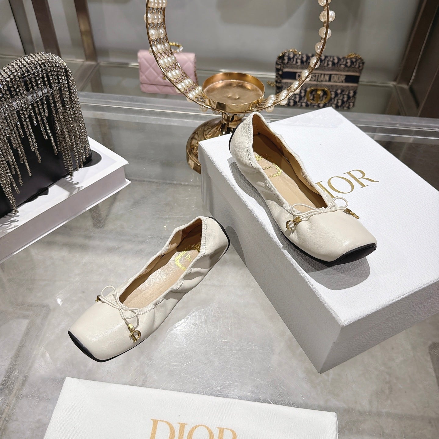 Dior 2026 Cœur Ballet Flat Lambskin 901685