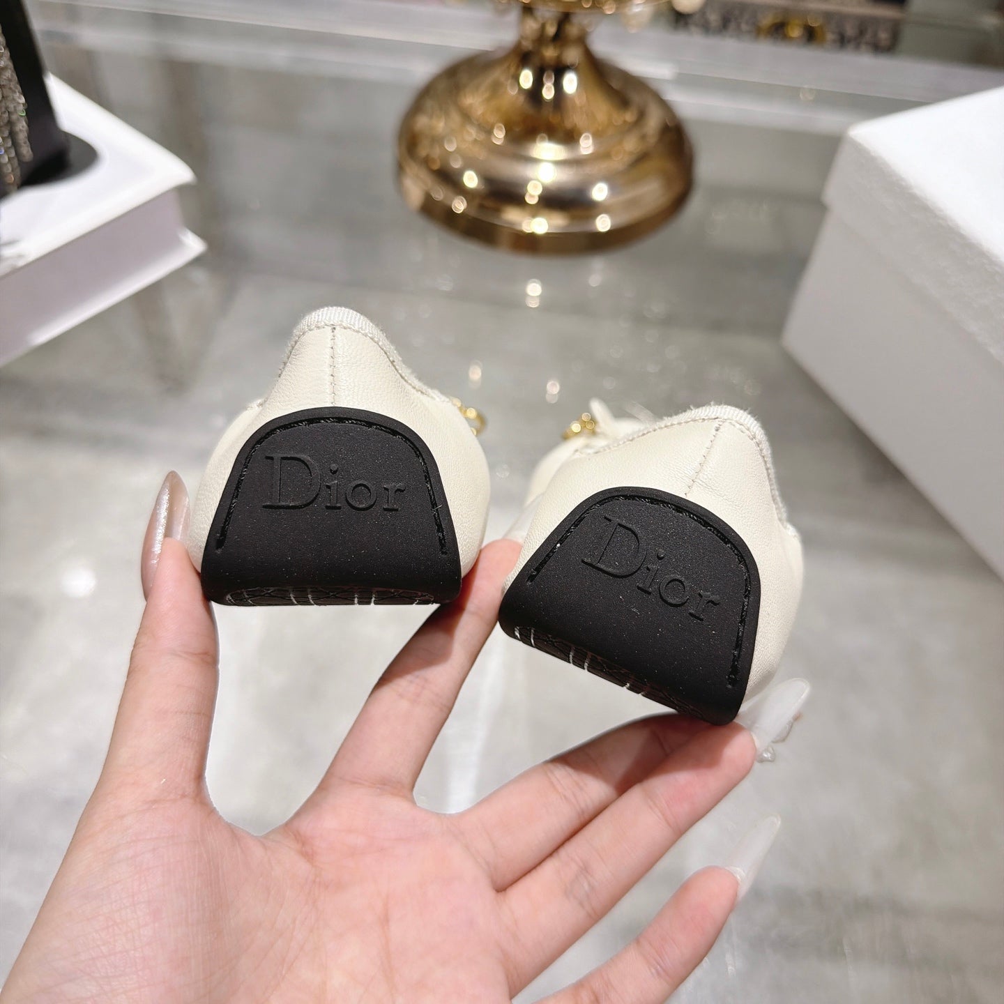 Dior 2026 Cœur Ballet Flat Lambskin 901685
