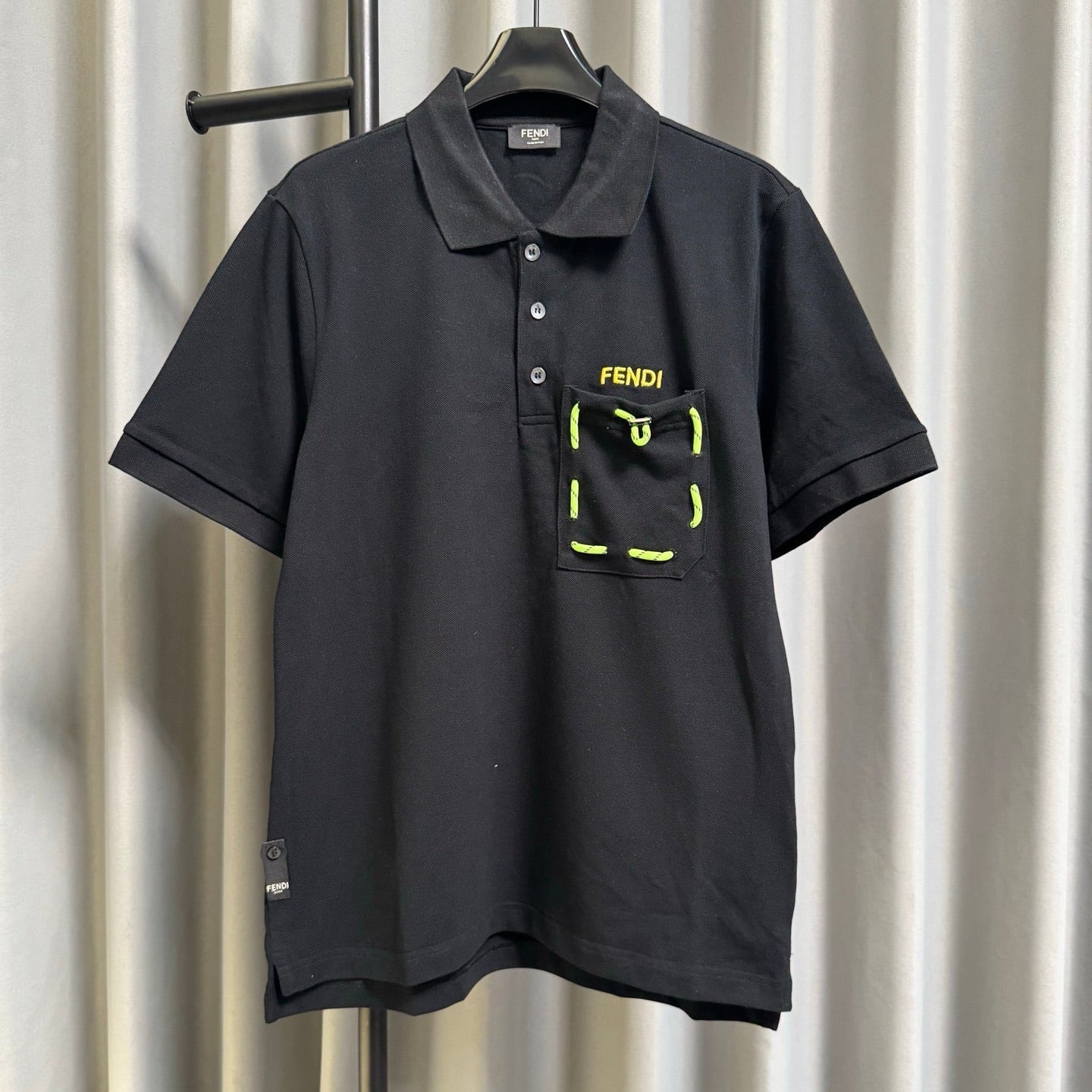 Fendi 2026 Men's Short-Sleeve Polo Shirt Cotton 830414