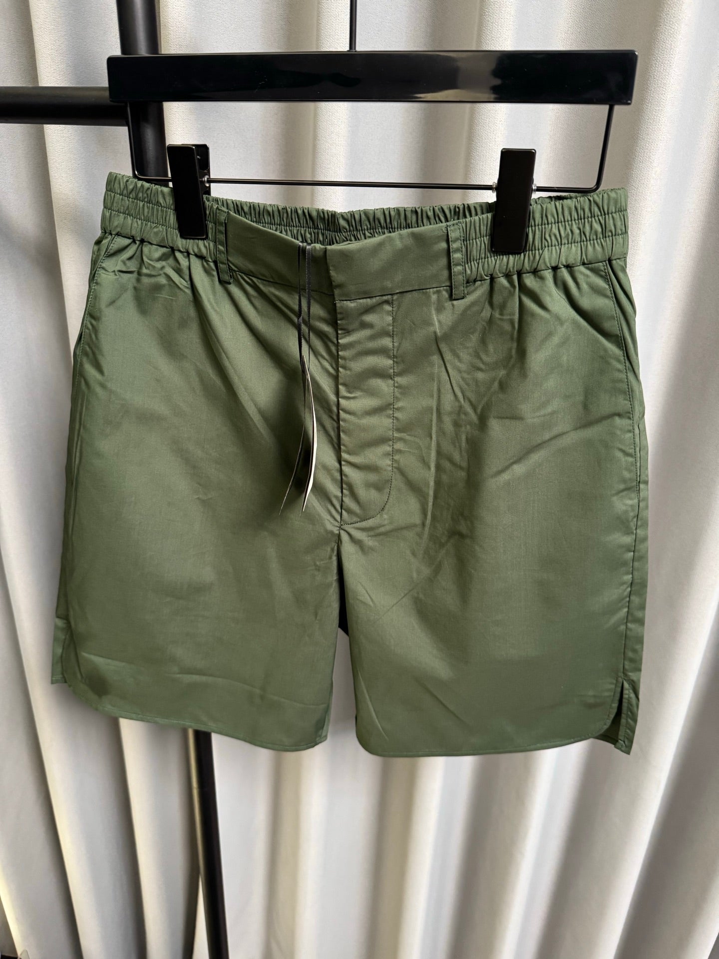 Fendi 2026 Men's Casual Shorts Olive Green Polyester Nylon 830399