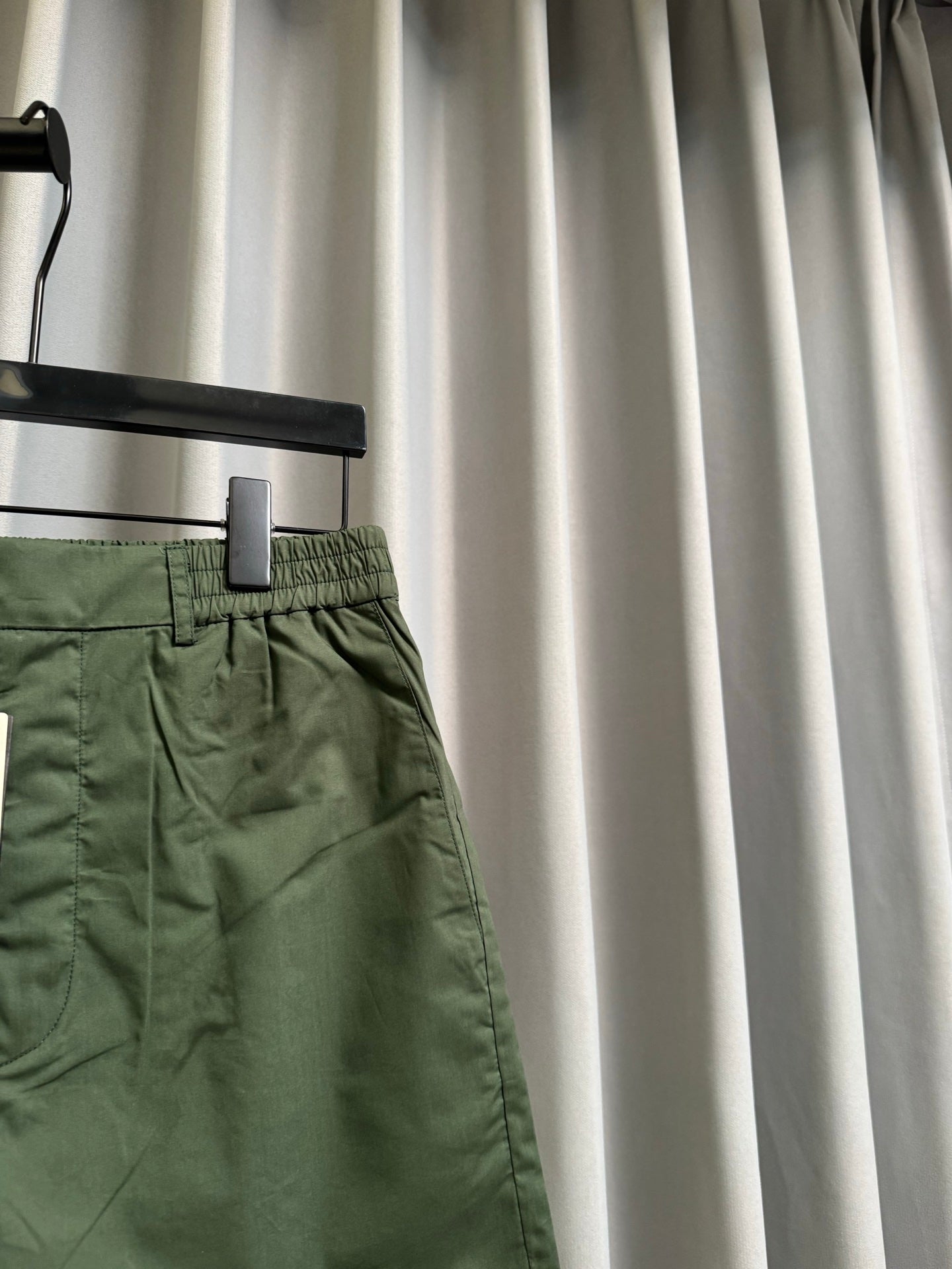Fendi 2026 Men's Casual Shorts Olive Green Polyester Nylon 830399