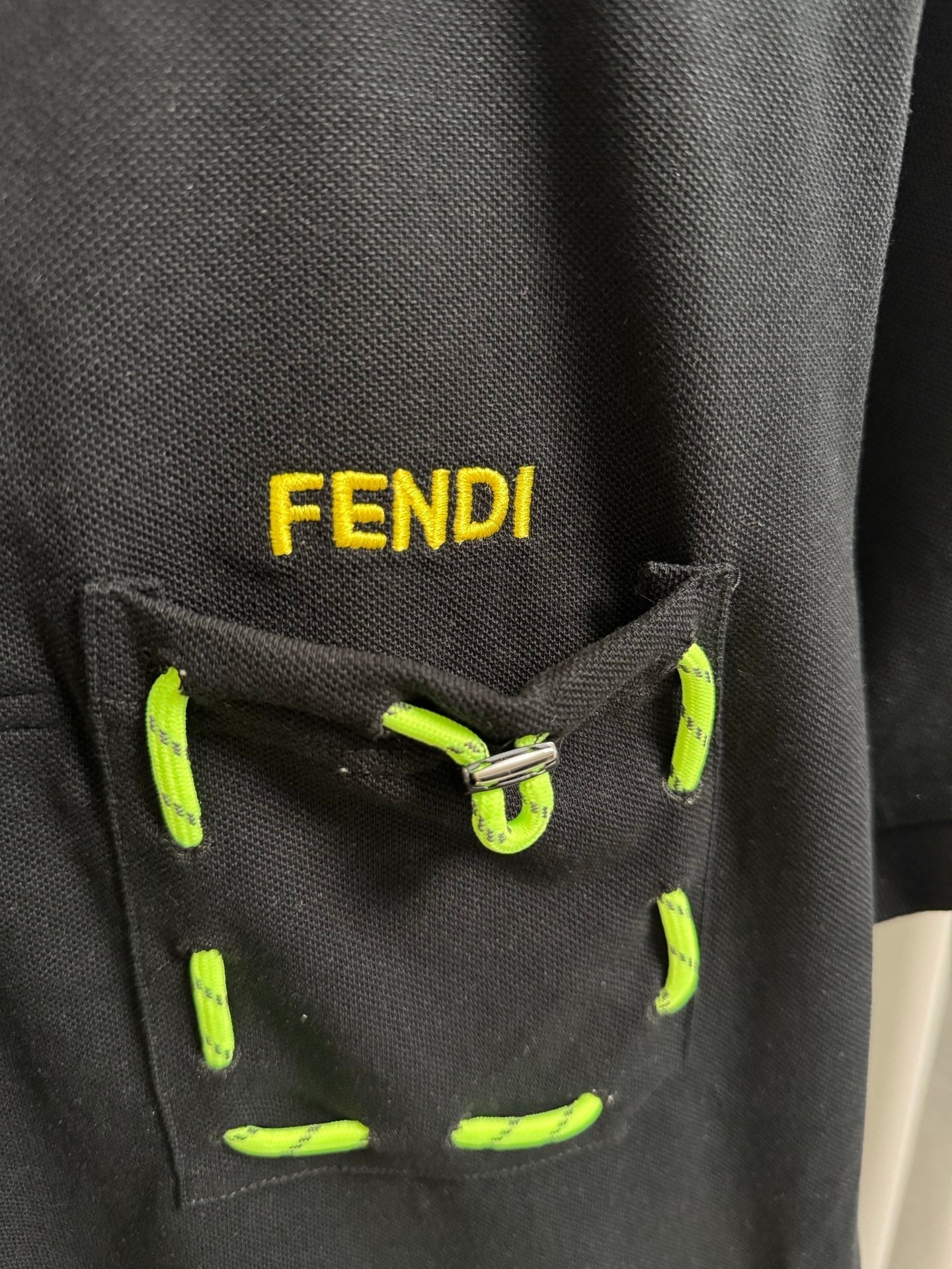 Fendi 2026 Men's Short-Sleeve Polo Shirt Cotton 830414